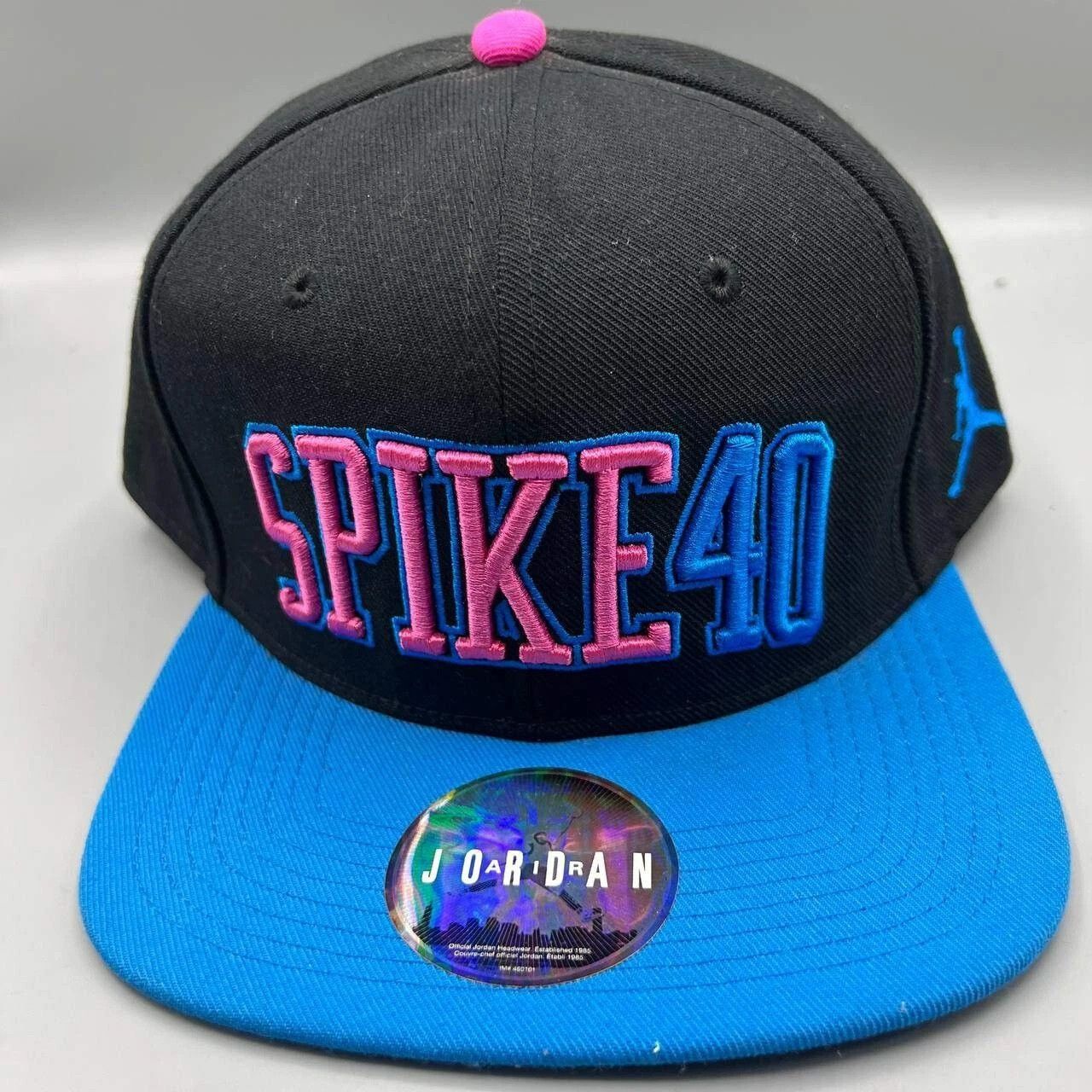 Jordan Brand Air Jordan Hat Men Embroidered Jumpman Spike 40 Snap Back Size ONE SIZE - 1 Thumbnail