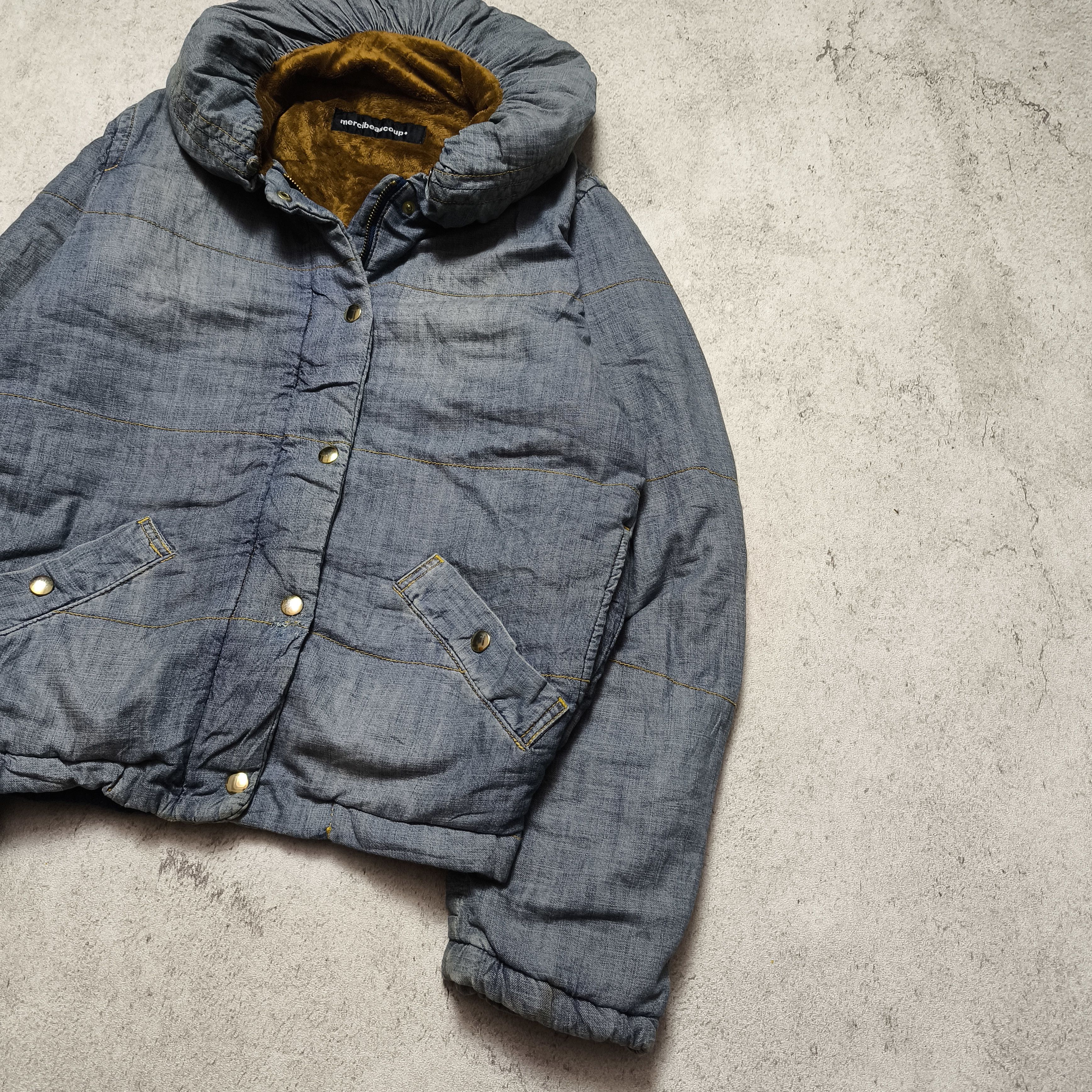 Issey Miyake Mercibeaucoup by Issey Miyake Puff Collar Lightweight Denim Size S / US 4 / IT 40 - 3 Thumbnail
