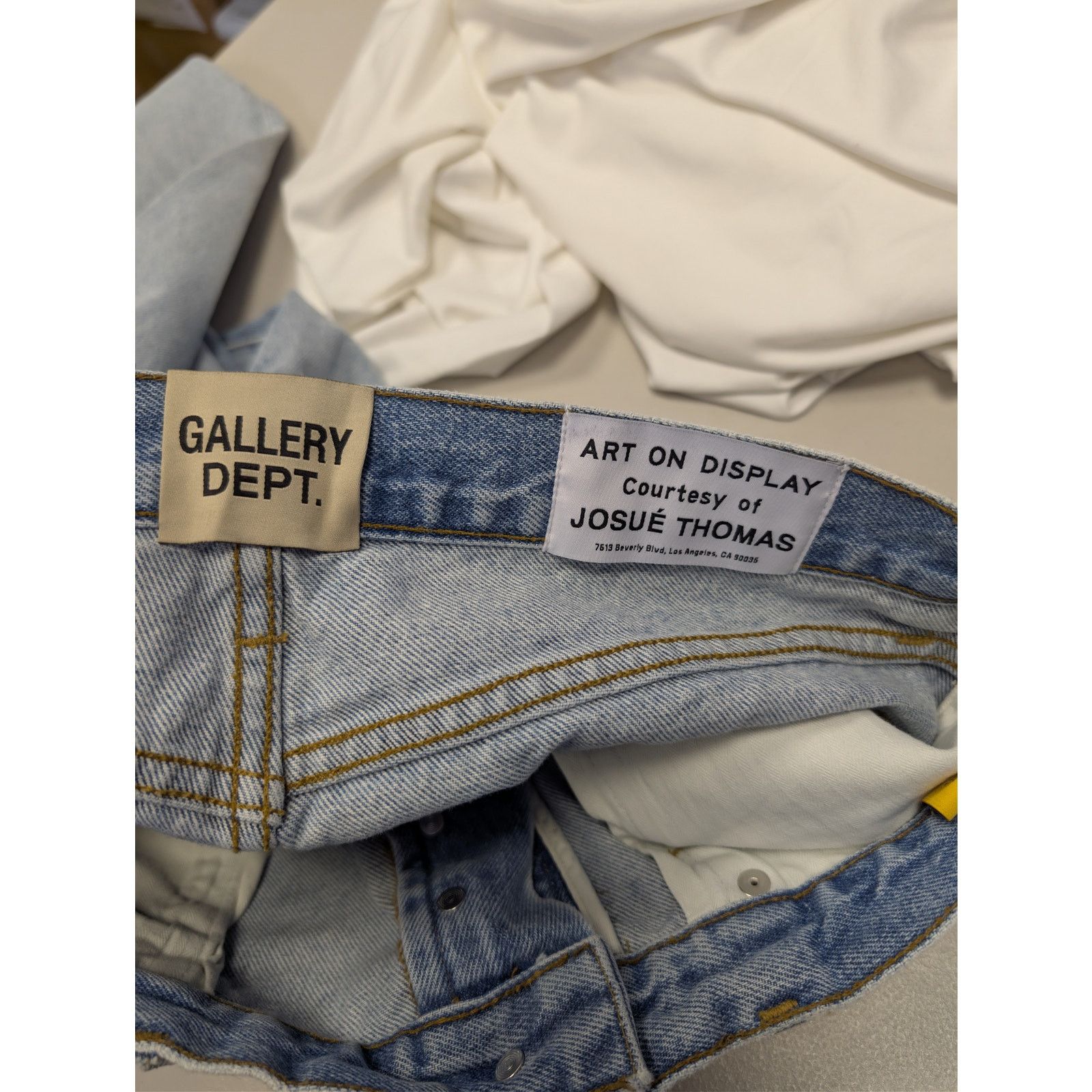 Gallery Dept. o1rshd1 Size: 32 x 32 / Pascal 5001 Straight-Leg Denim Jeans Size US 32 / EU 48 - 20 Thumbnail