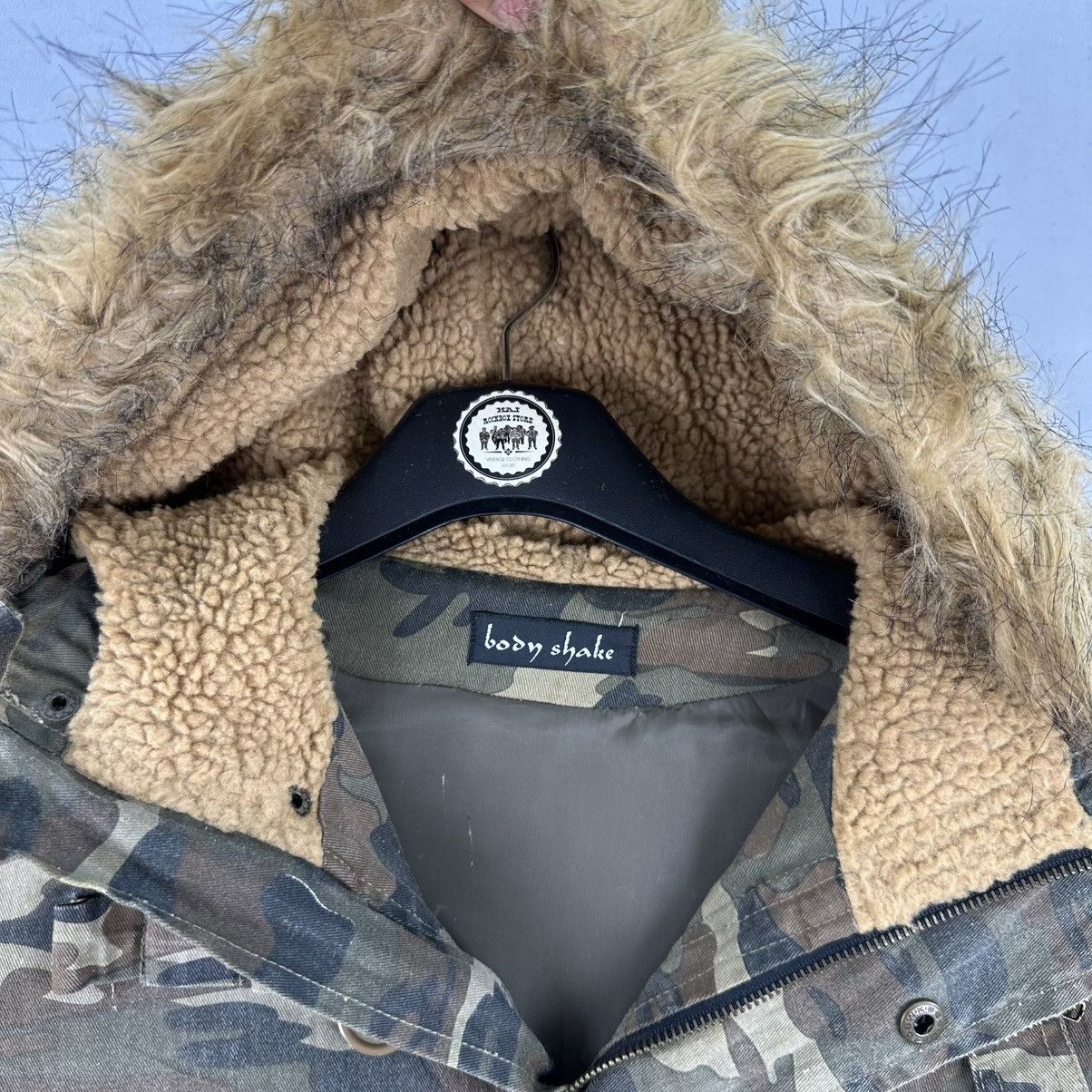 If Six Was Nine Vintage Parka Camo Fur Hoodie Punk LGB Style by Body Shake Size XS / US 0-2 / IT 36-38 - 8 Thumbnail