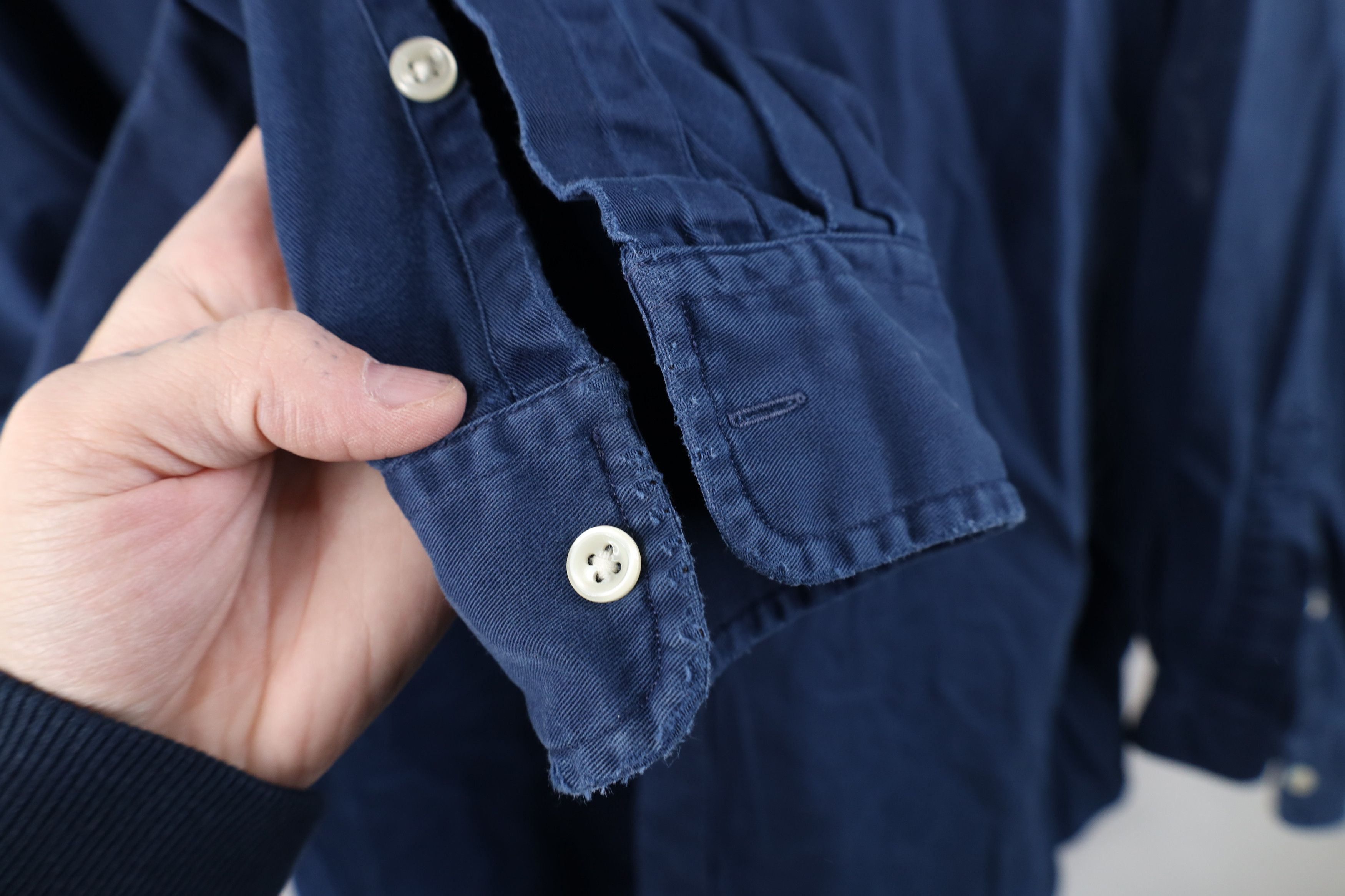 Ralph Lauren Vintage 90s Ralph Lauren Heavy Collared Button Down Shirt Size US M / EU 48-50 / 2 - 9 Thumbnail
