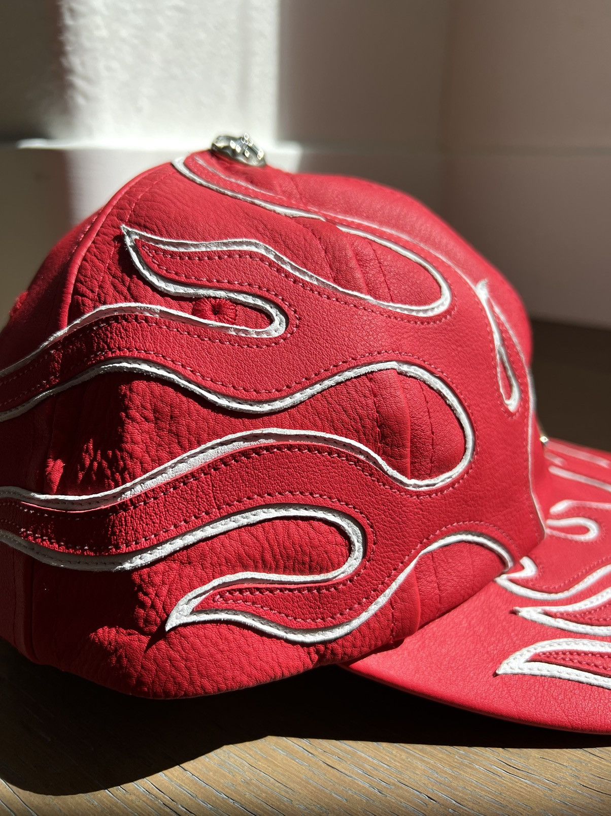 Chrome Hearts Chrome Hearts Leather Flame Hat Size ONE SIZE - 5 Thumbnail