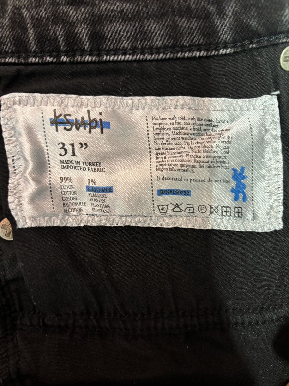 Ksubi Ksubi Distressed Jeans Black Size US 32 / EU 48 - 6 Thumbnail