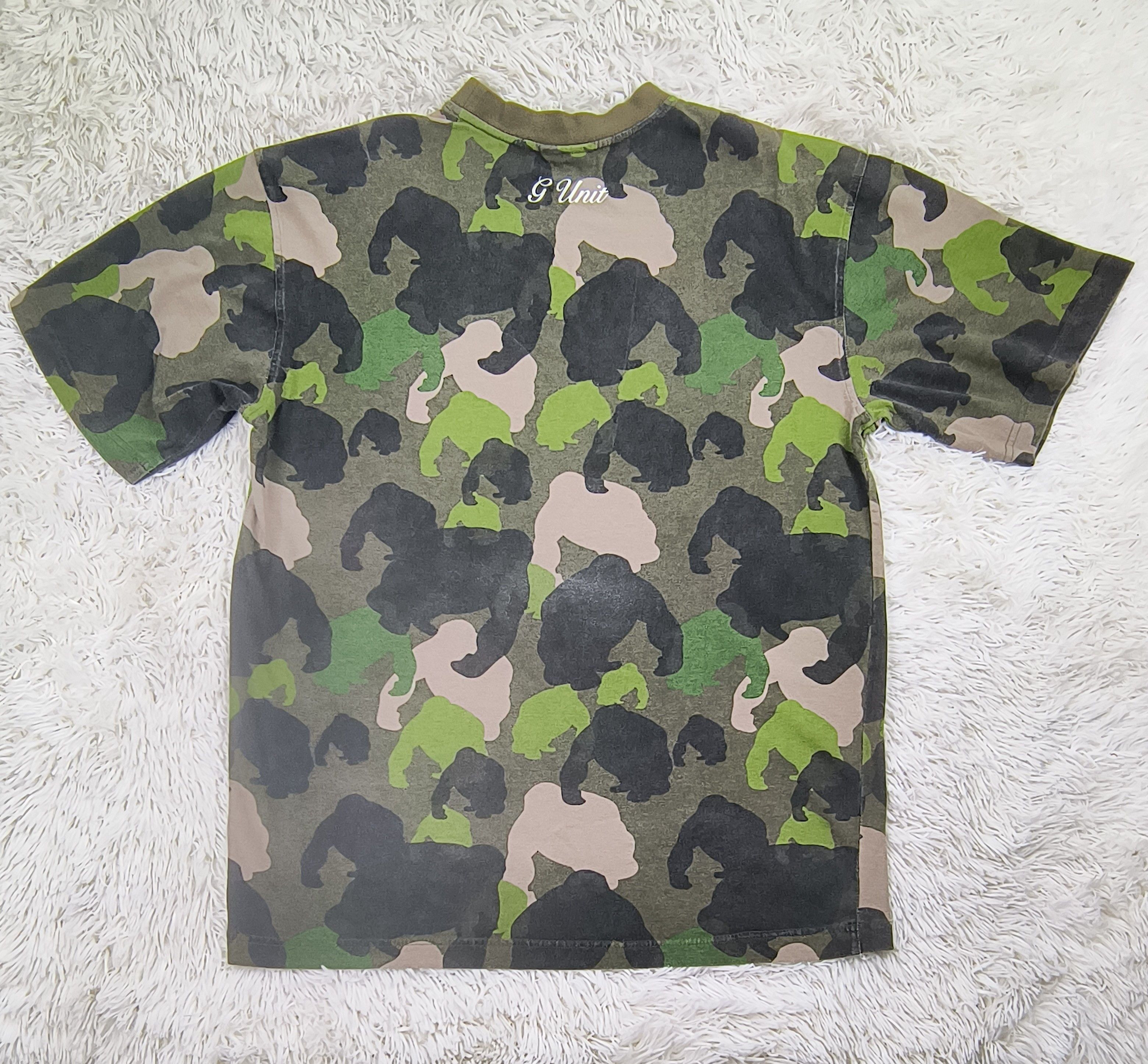 50 Cent Vintage Y2K G Unit camo tee Size US L / EU 52-54 / 3 - 7 Thumbnail