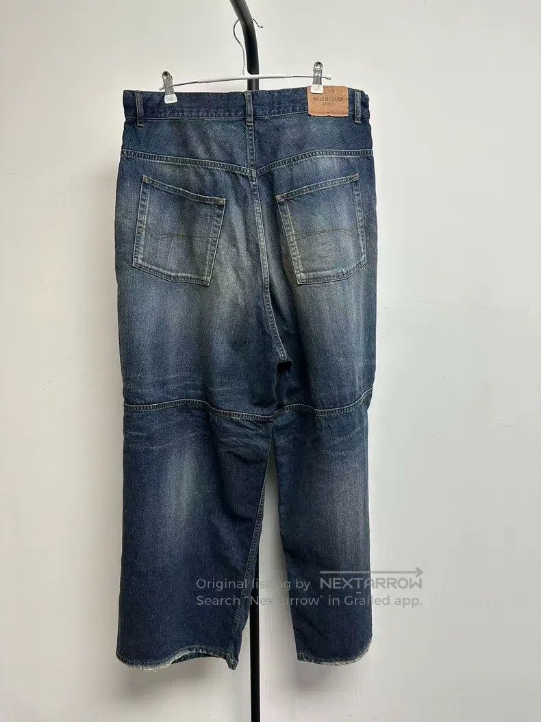 Balenciaga Balenciaga size XS Loose fit zipper denim pants blue Size US 27 - 2 Thumbnail