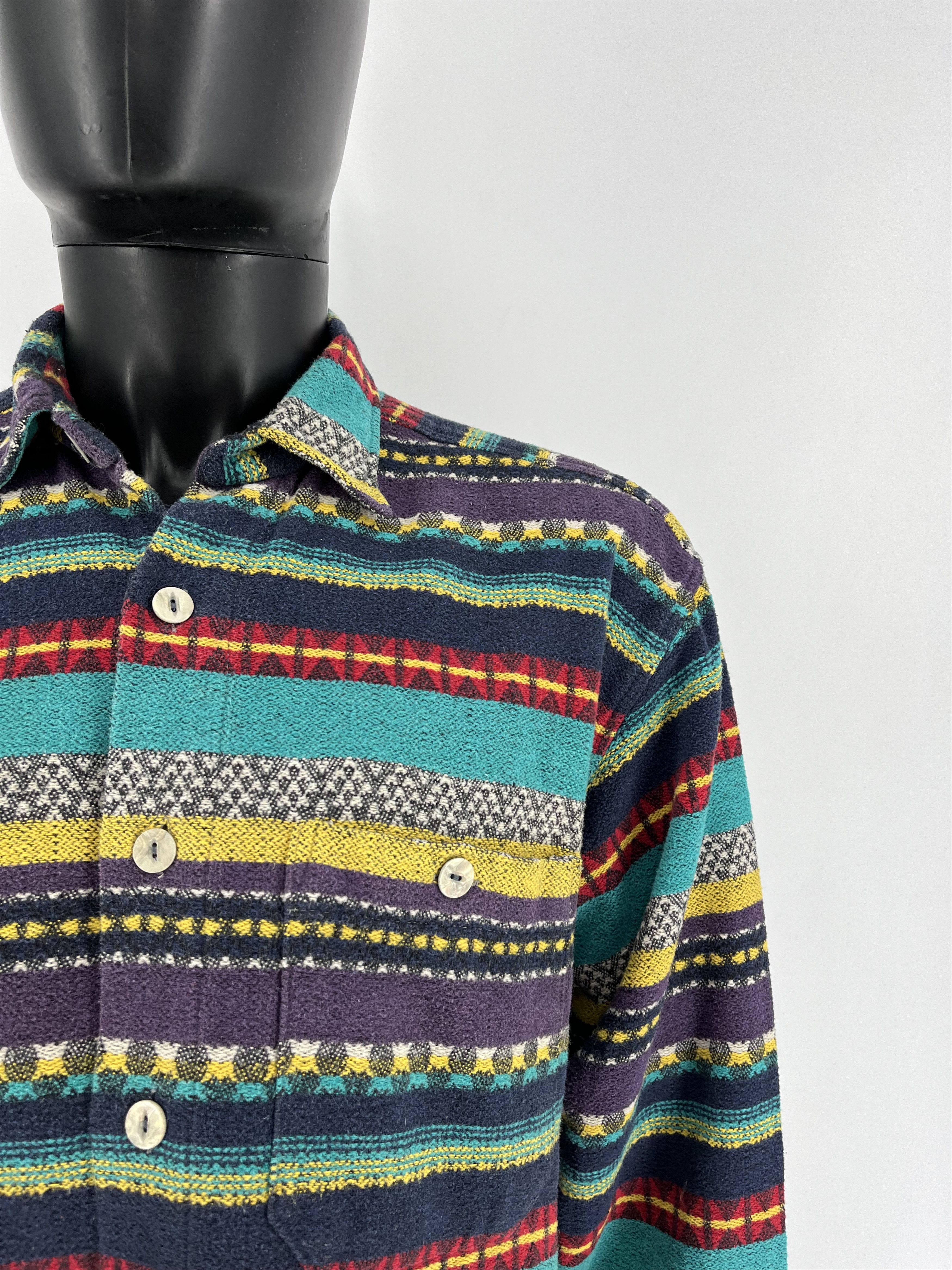 Japanese Brand × Vintage 💥RARE💥Vintage Toc Toc Very Еhick Flannel Coogi Style Size US L / EU 52-54 / 3 - 7 Thumbnail