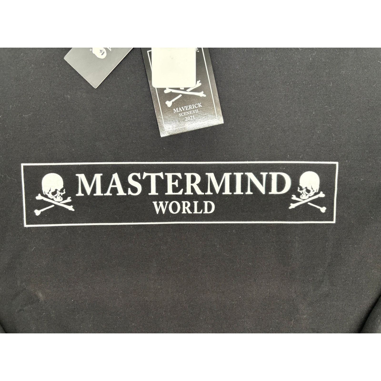 Mastermind Japan Mastermind World Boxed Logo L/S Black Shirt Size Medium Size M / US 6-8 / IT 42-44 - 4 Thumbnail