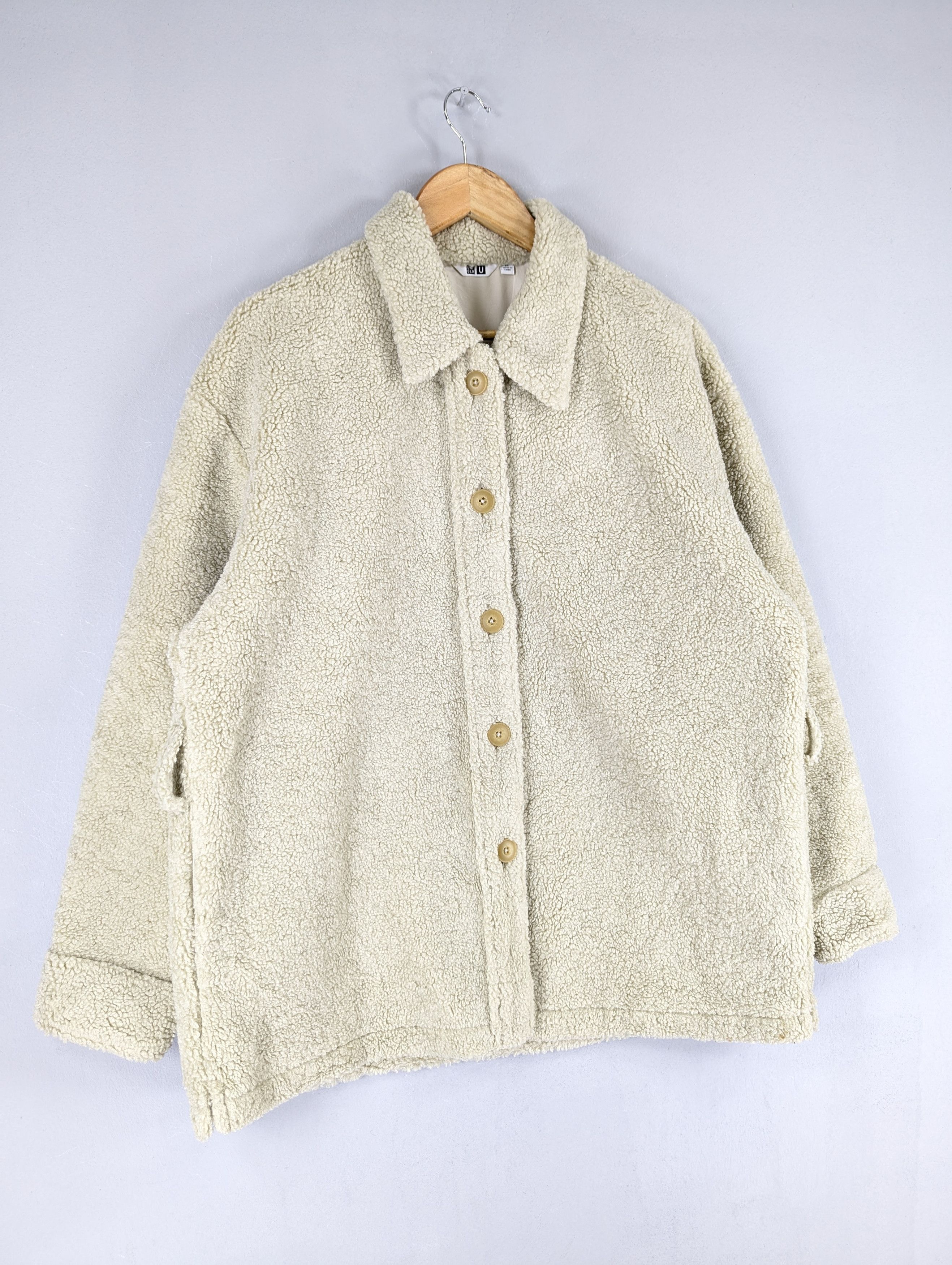 Christophe Lemaire Uniqlo X Christophe Lemaire Sherpa Button Ups Jacket Size US XL / EU 56 / 4 - 3 Thumbnail