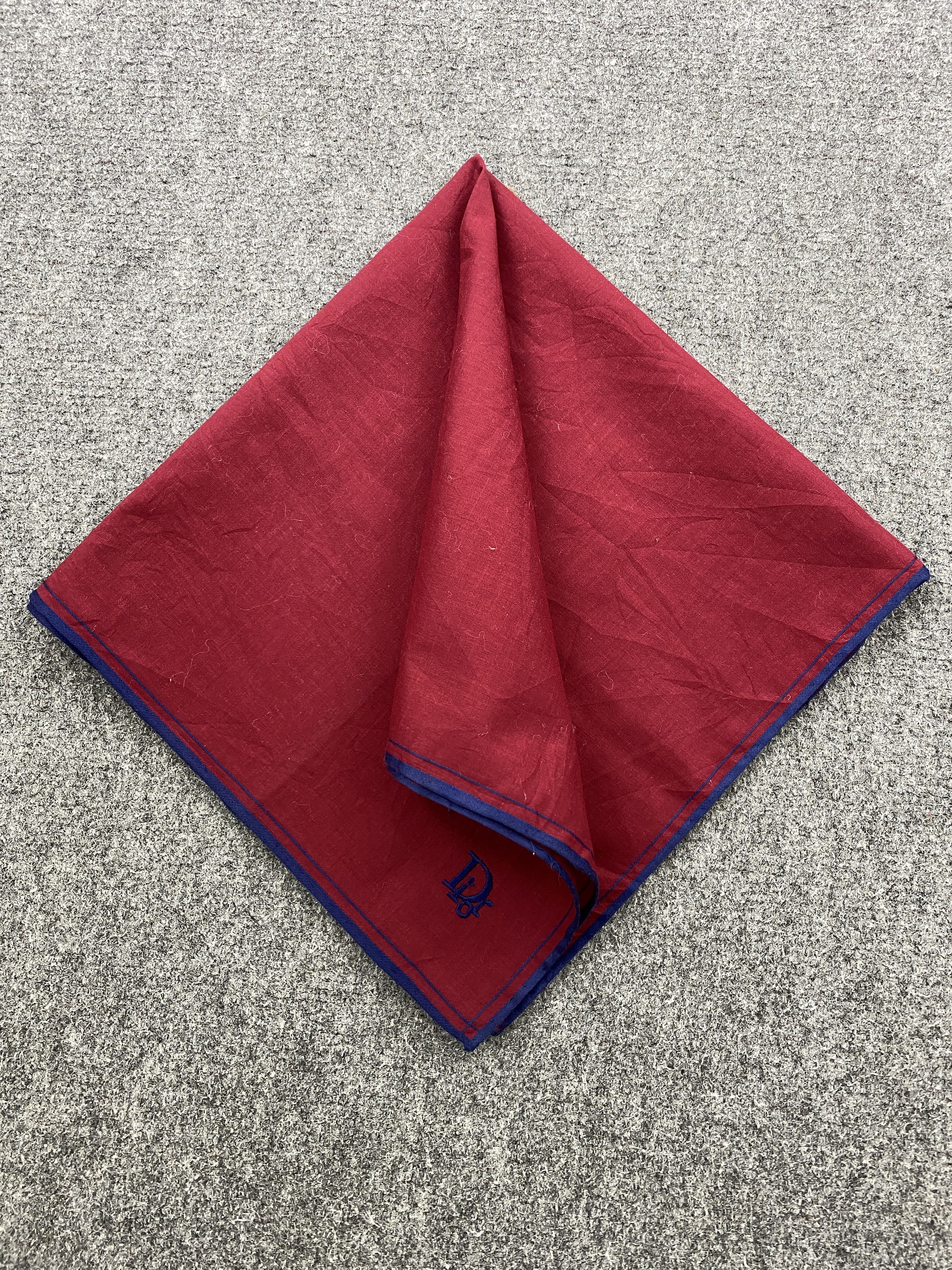 Christian Dior Monsieur Christian Dior Bandana / Handkerchief / Neckerchief HKC0749 Size ONE SIZE - 4 Thumbnail