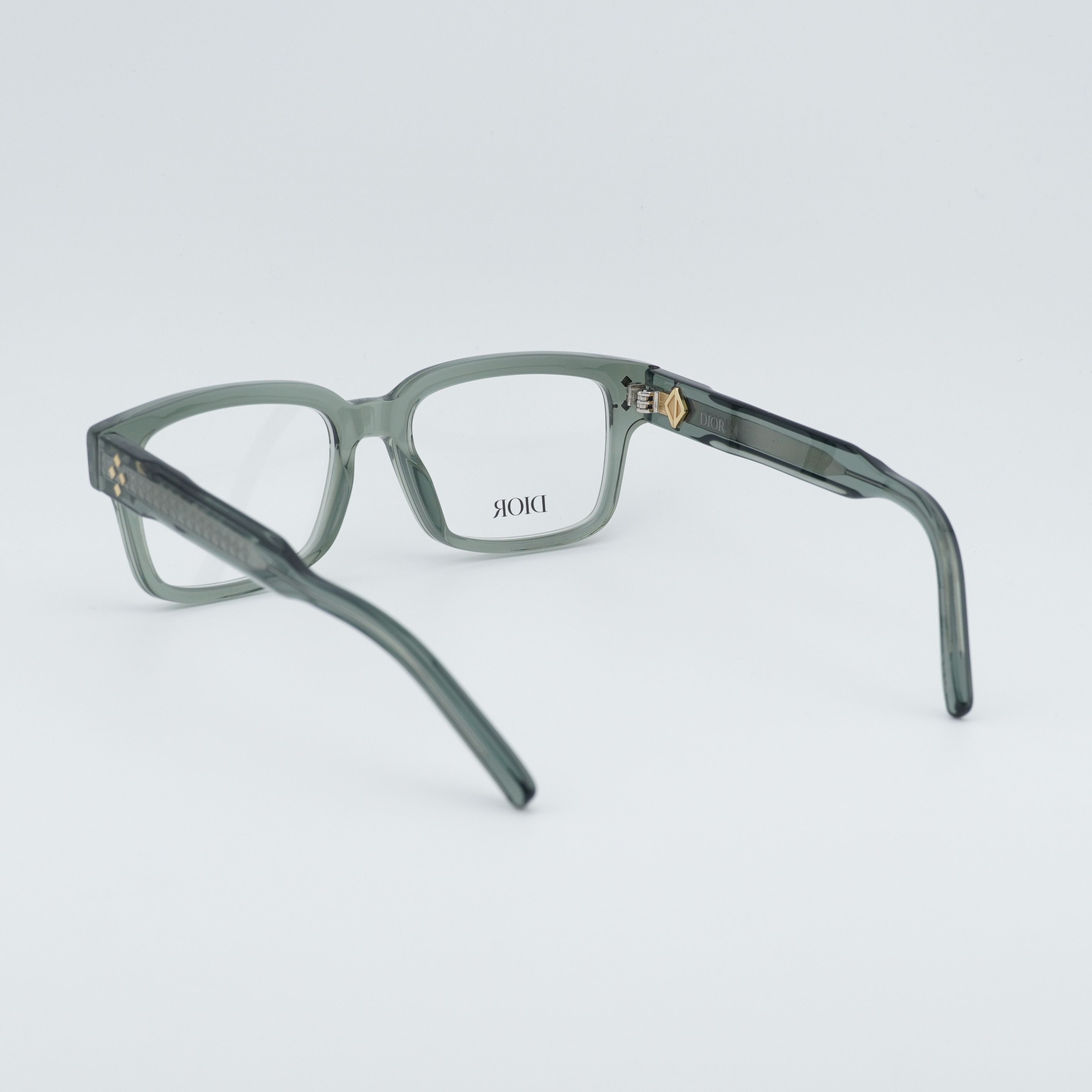 Dior Dior CD DIAMONDO S8I 5500 Men Eyeglasses Green 53mm Size ONE SIZE - 9 Thumbnail