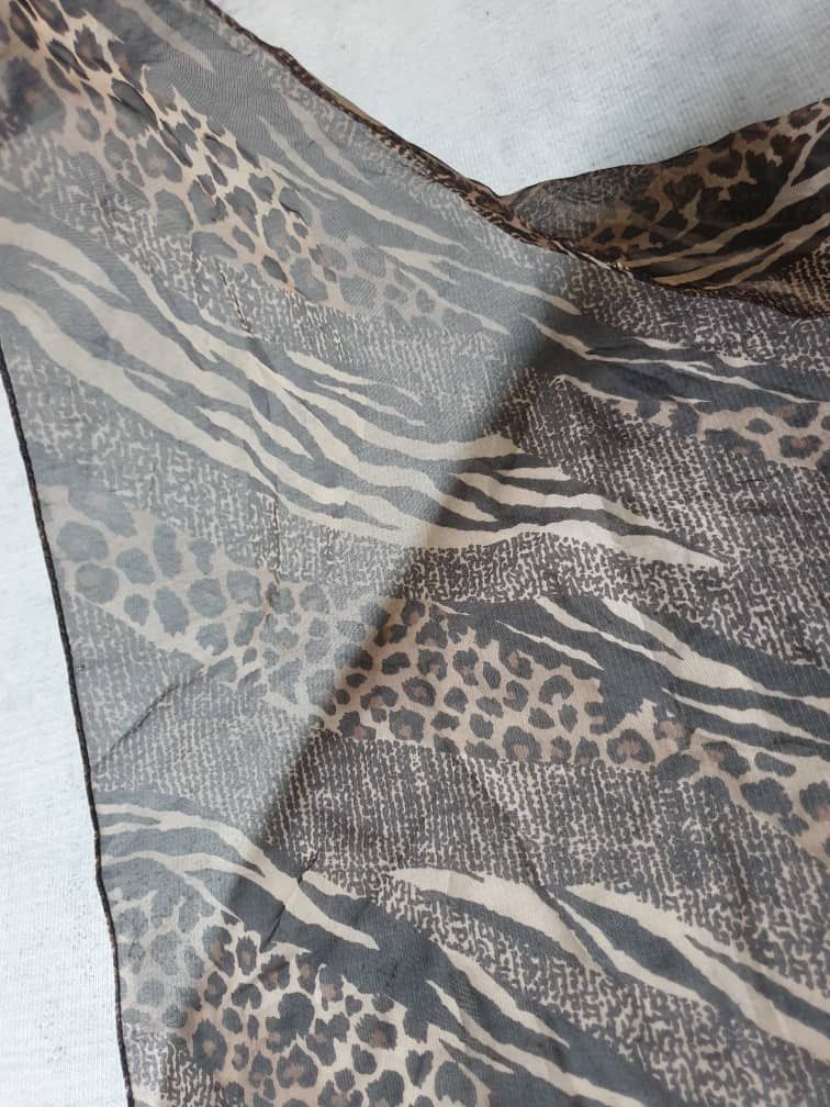 Japanese Brand Unnammed Leopard style scarves Size ONE SIZE - 3 Thumbnail