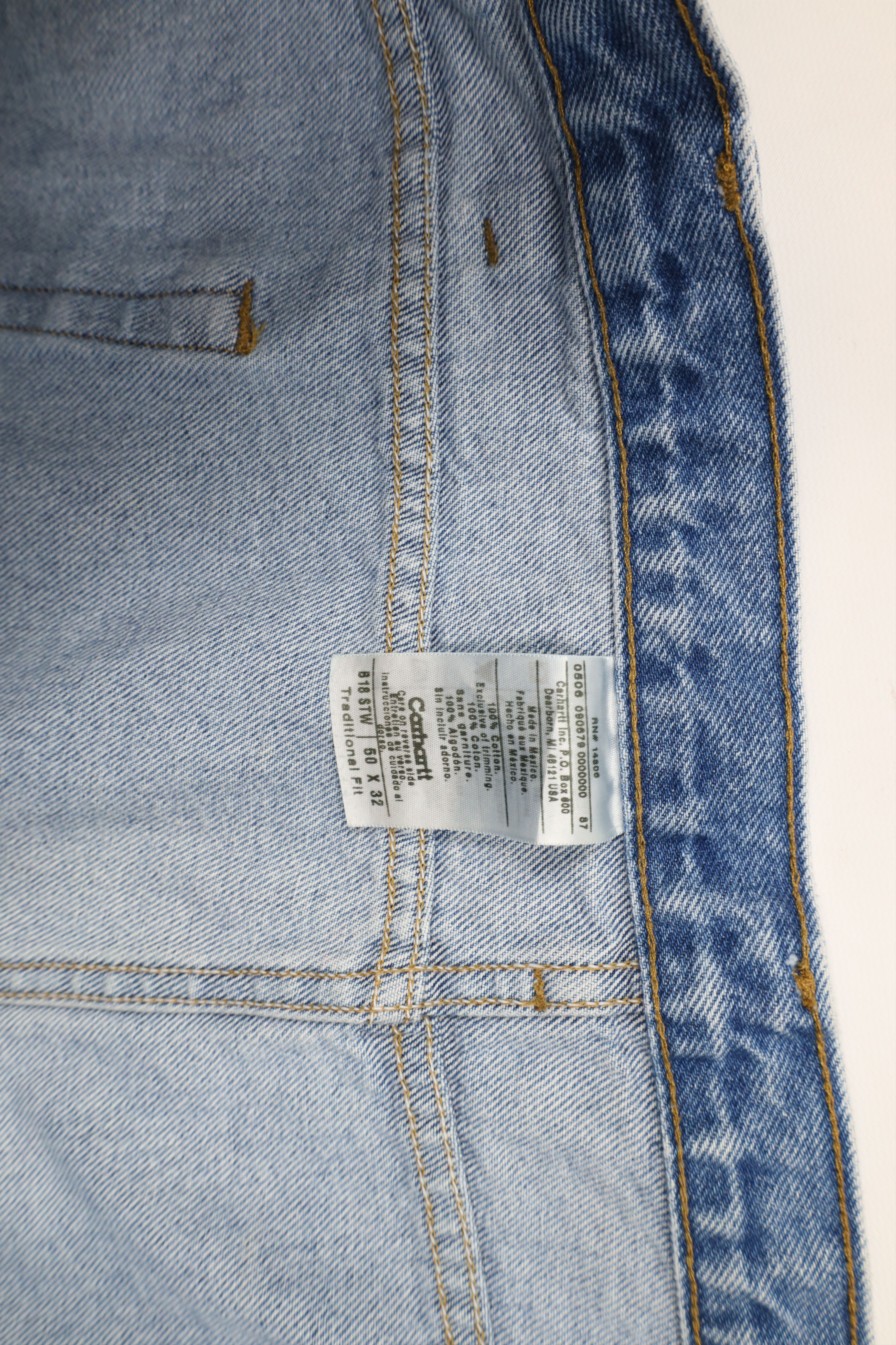 Carhartt × Vintage Vintage Y2K Carhartt Spell Out Traditional Fit Denim Jeans Size US 44 / EU 60 - 8 Thumbnail