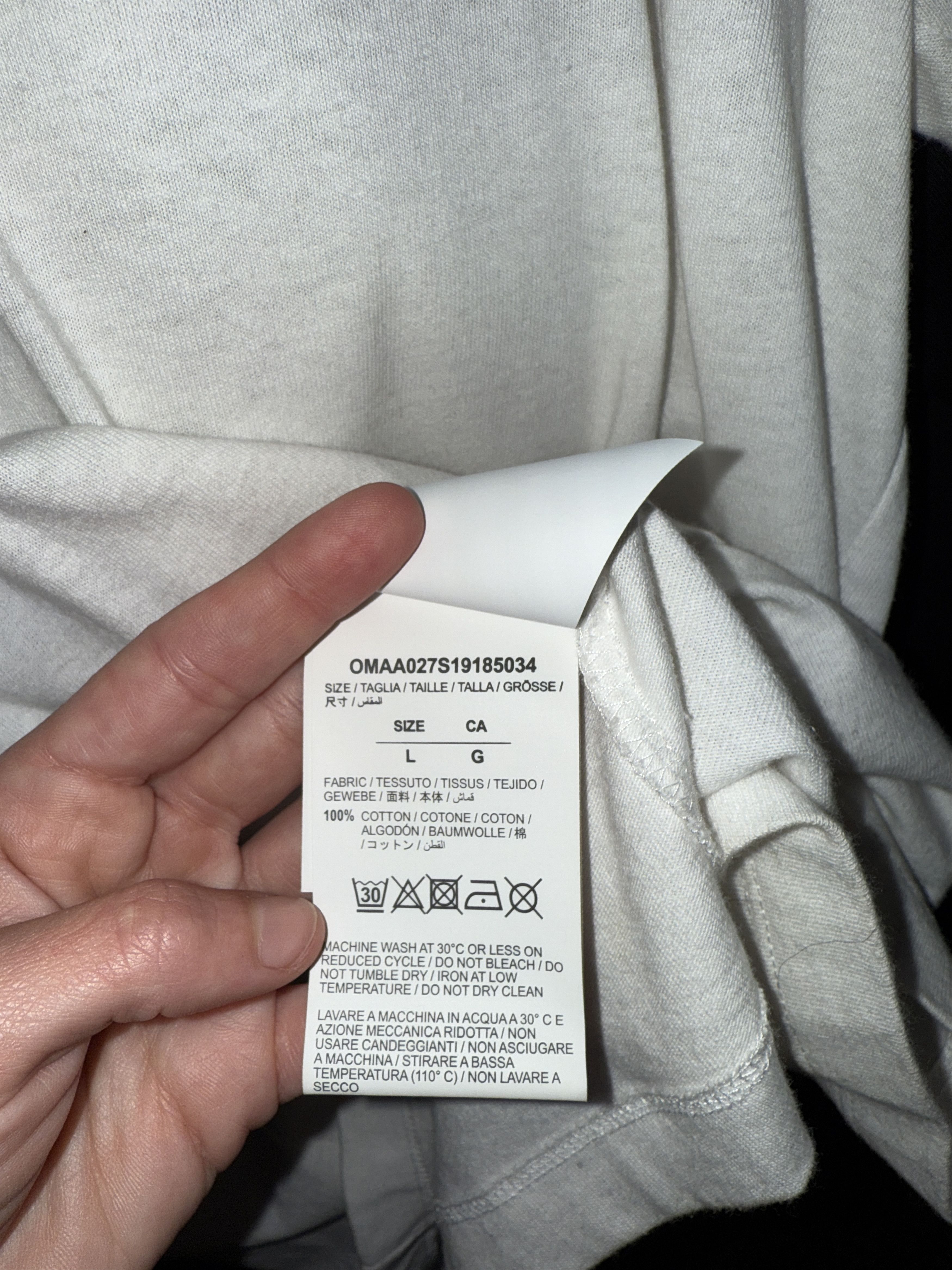 Off-White Off-White Bart Peace T-Shirt Size US L / EU 52-54 / 3 - 5 Thumbnail