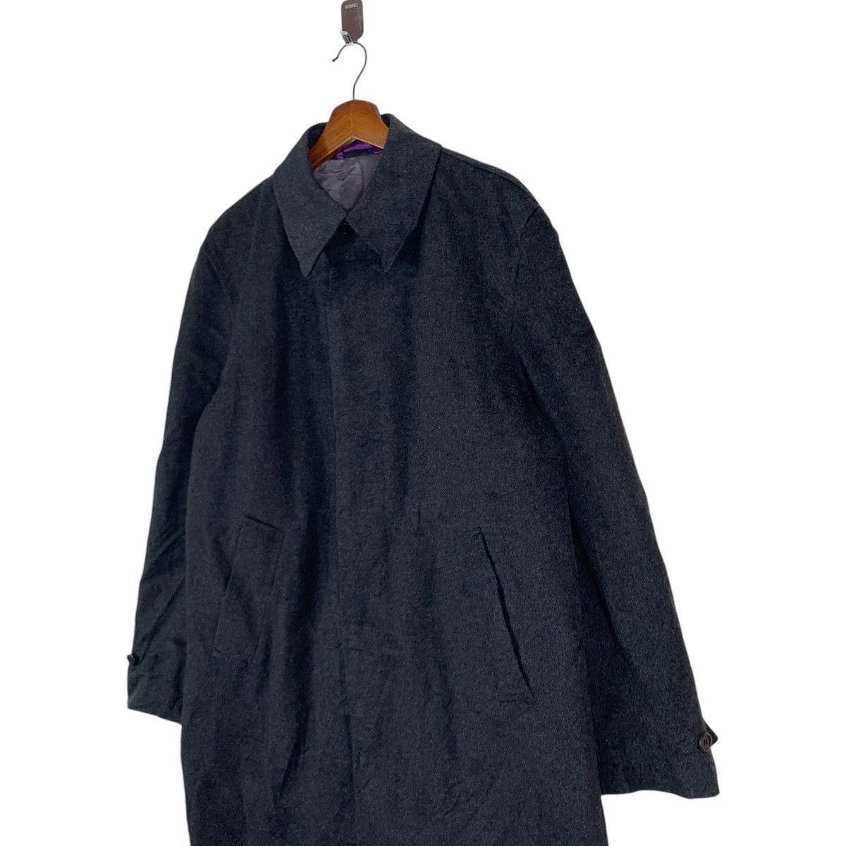 Paul Smith × Vintage VINTAGE PAUL SMITH COLLECTION WOOL OVERCOAT JACKET Size US L / EU 52-54 / 3 - 3 Thumbnail