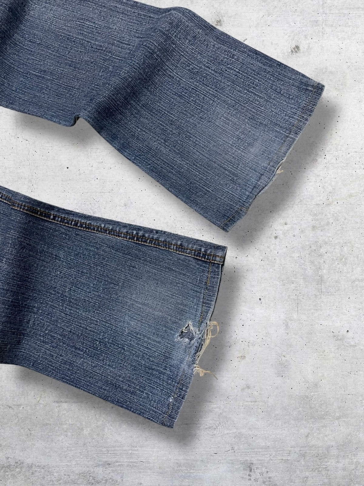 In The Attic VINTAGE IN THE ATTIC JAPAN 90S ARCHIVE DEAD OR ALIVE DENIM Size US 33 - 17 Thumbnail