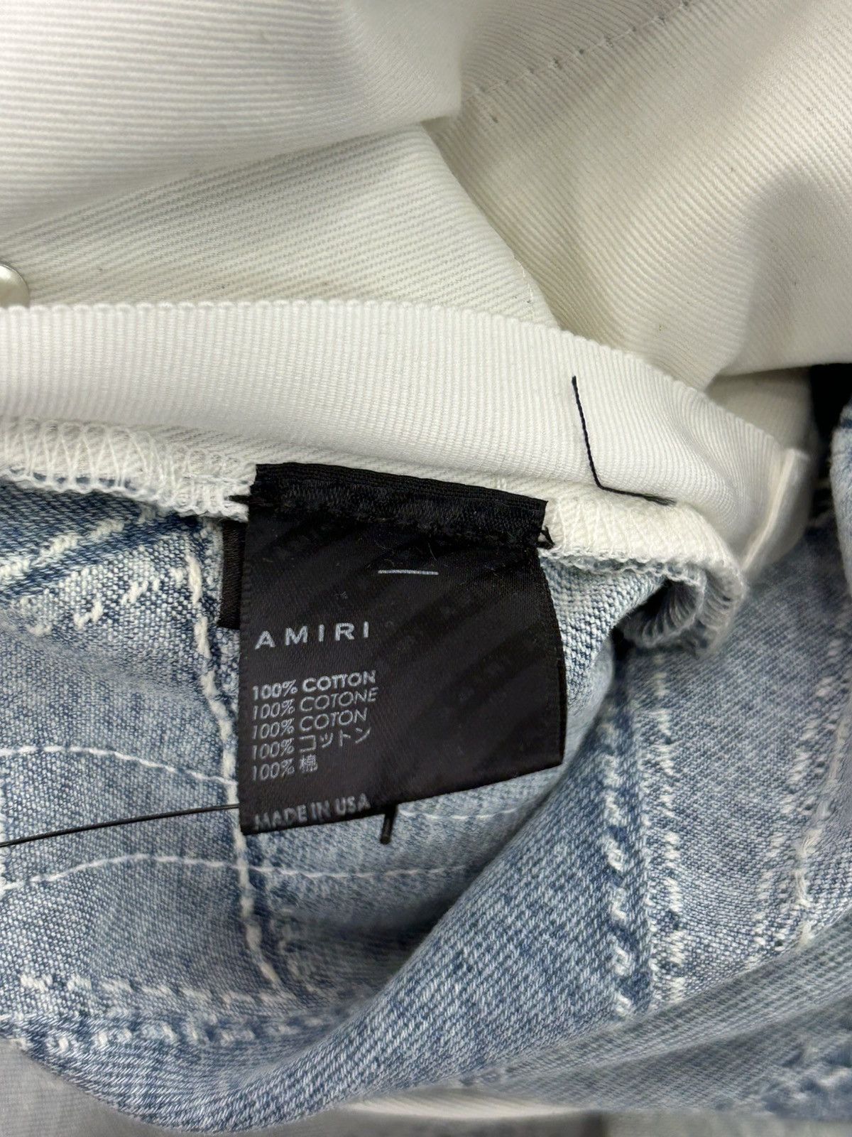 Amiri Amiri Patchwork Jeans Size US 34 / EU 50 - 6 Thumbnail