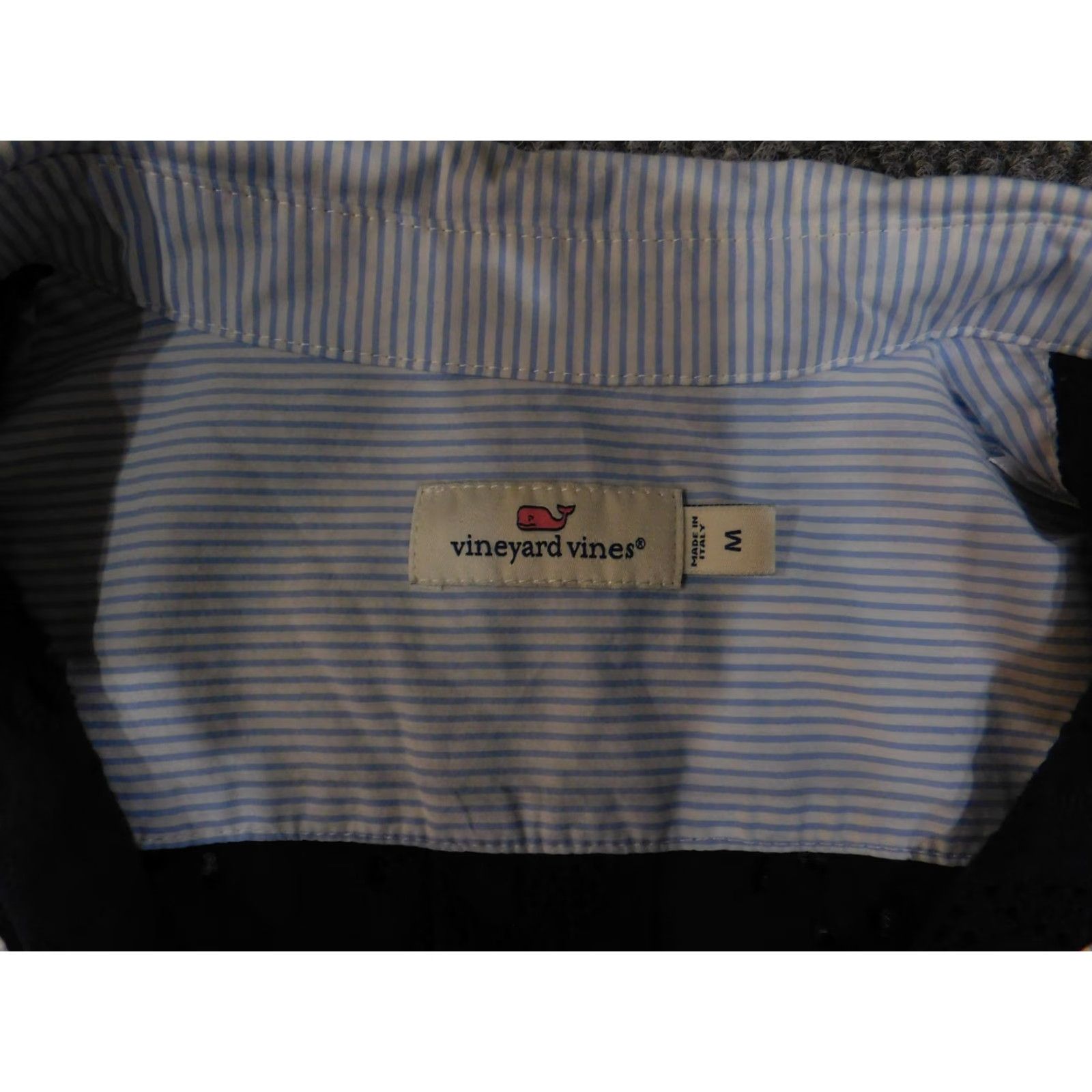 Vineyard Vines Vineyard Vines Shirt Womens Medium Navy Eyelet Tunic Popover Striped Cuffs Blouse3/4 Sleeve Floral Pattern Womens Mens Girls Size M / US 6-8 / IT 42-44 - 6 Thumbnail