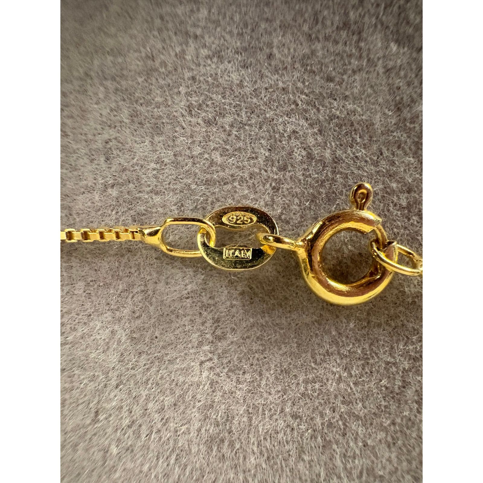 Jewelry .15ct Moissanite Flamingo Necklace, Vermeil Gold filled 925 Size ONE SIZE - 6 Thumbnail
