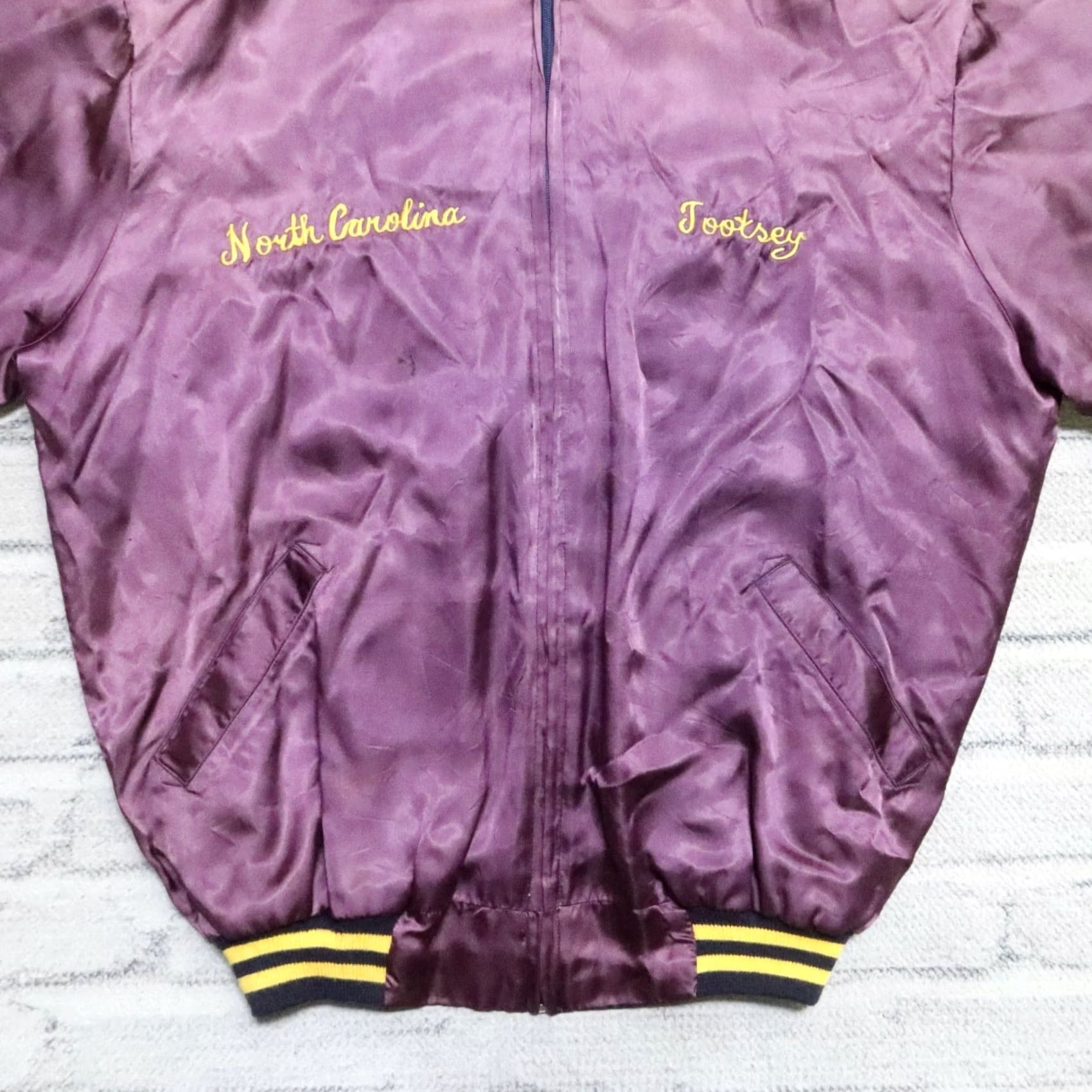 Vintage Vintage West Pac 88 Souvenir Bomber Jacket UV Purple Men One Size Nylon Size: One Size Jacket Size US M / EU 48-50 / 2 - 5 Thumbnail