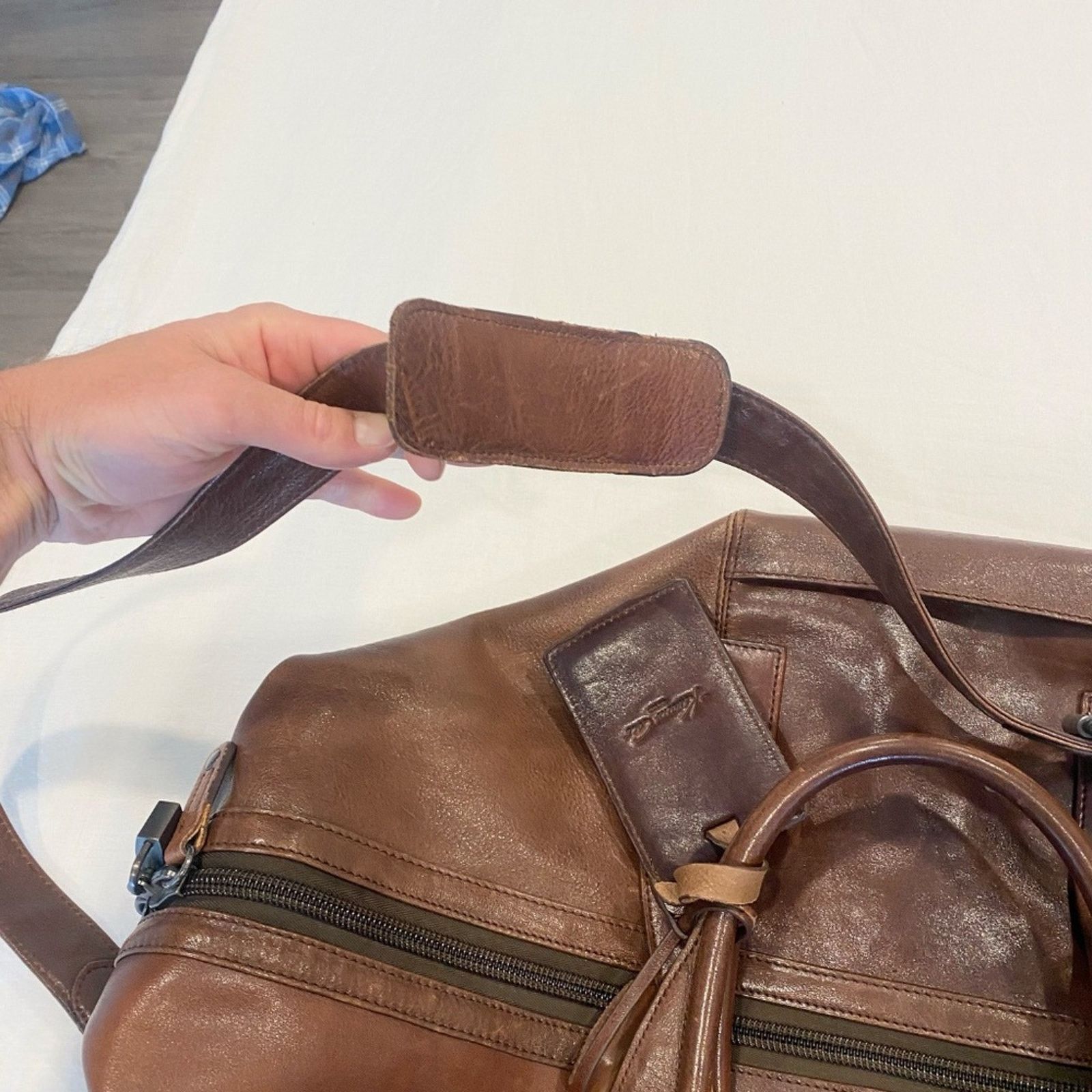 Kenneth Cole Kenneth Cole Leather Weekender Duffle Bag Size ONE SIZE - 6 Thumbnail
