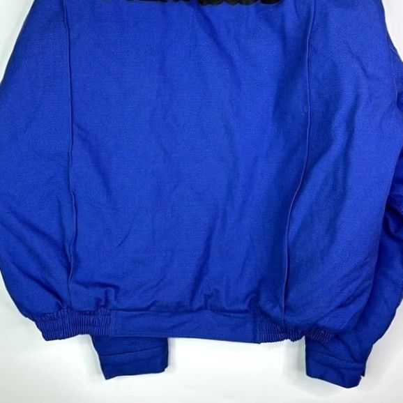 Vintage Menards Blue Insulated Hooded Jacket Large Size US L / EU 52-54 / 3 - 6 Thumbnail
