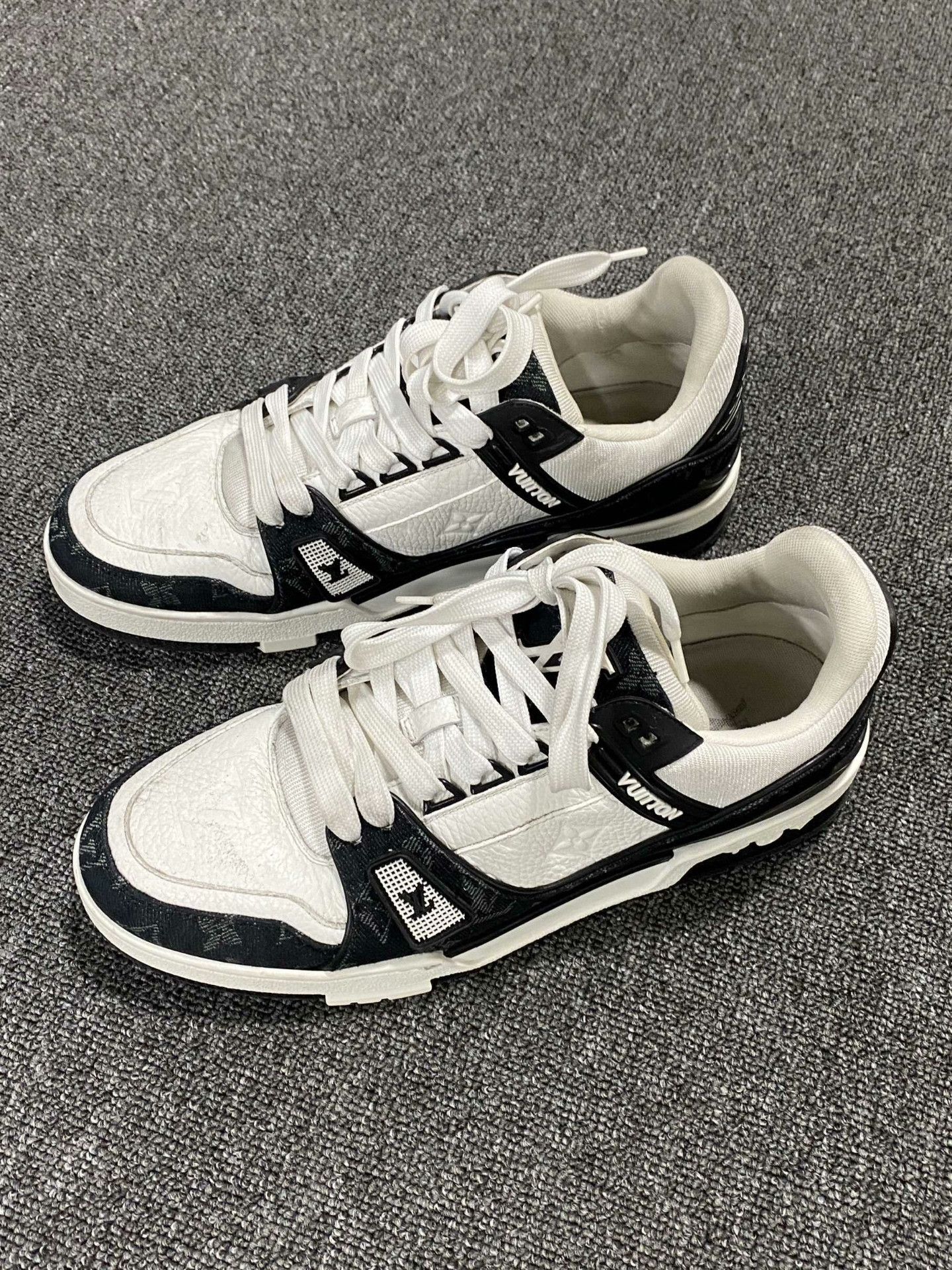 Louis Vuitton Louis Vuitton Training Denim Black Lowtop Sneakers 9 Men Size US 9 / EU 42 - 1 Thumbnail