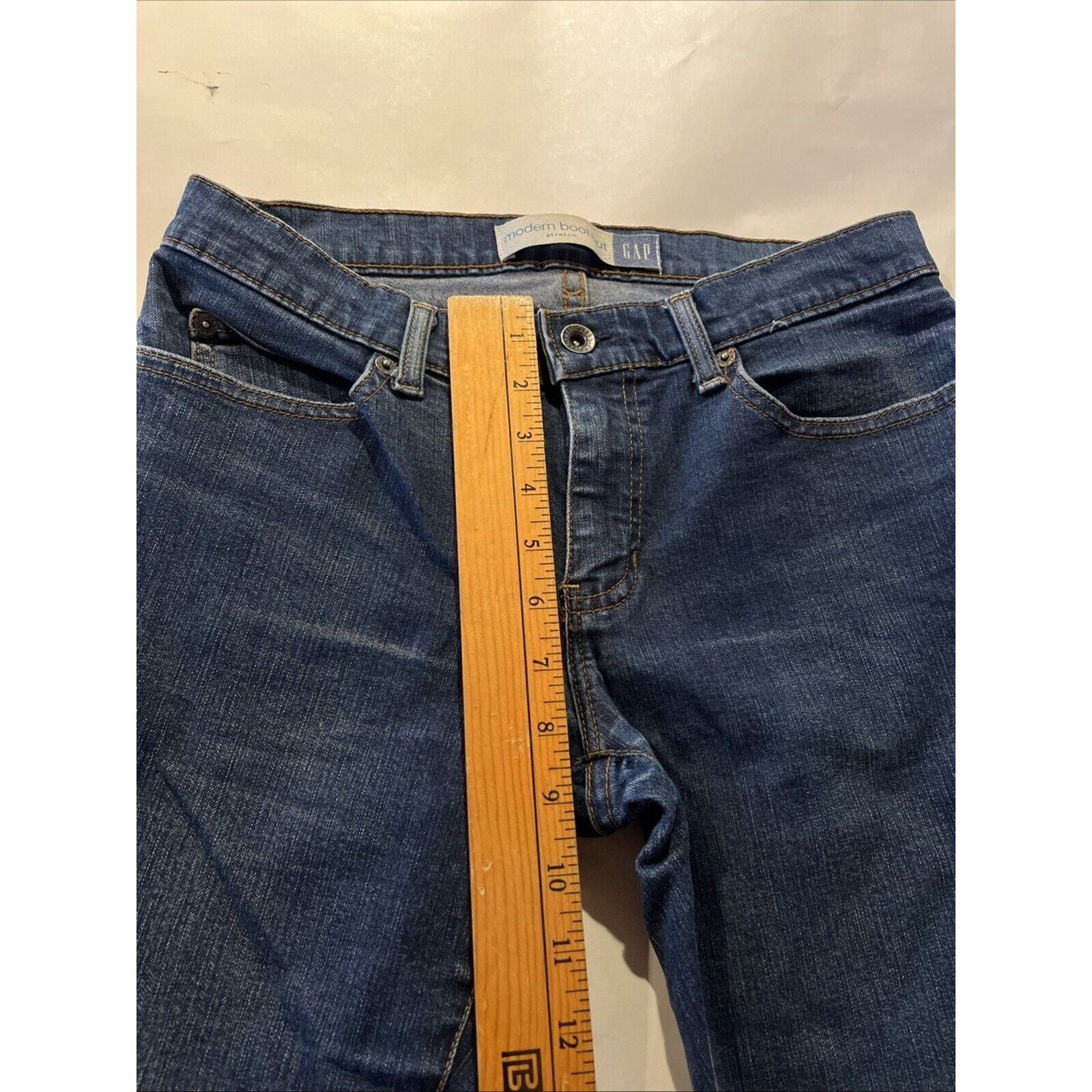 Gap Gap Jeans Women’s 30x33 Blue Dark Wash Modern Bootcut Denim Size 30" / US 8 / IT 44 - 9 Thumbnail