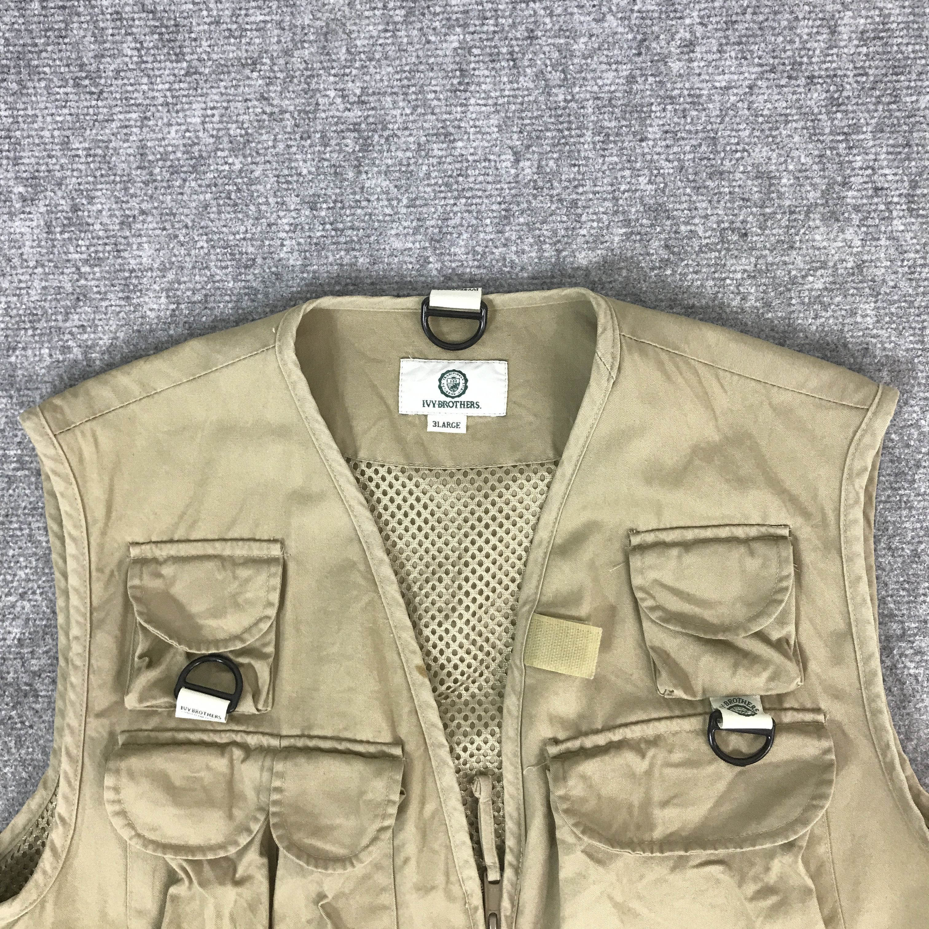 Japanese Brand IVY BROTHERS TACTICAL POCKET VEST K64B16 Size US L / EU 52-54 / 3 - 2 Thumbnail