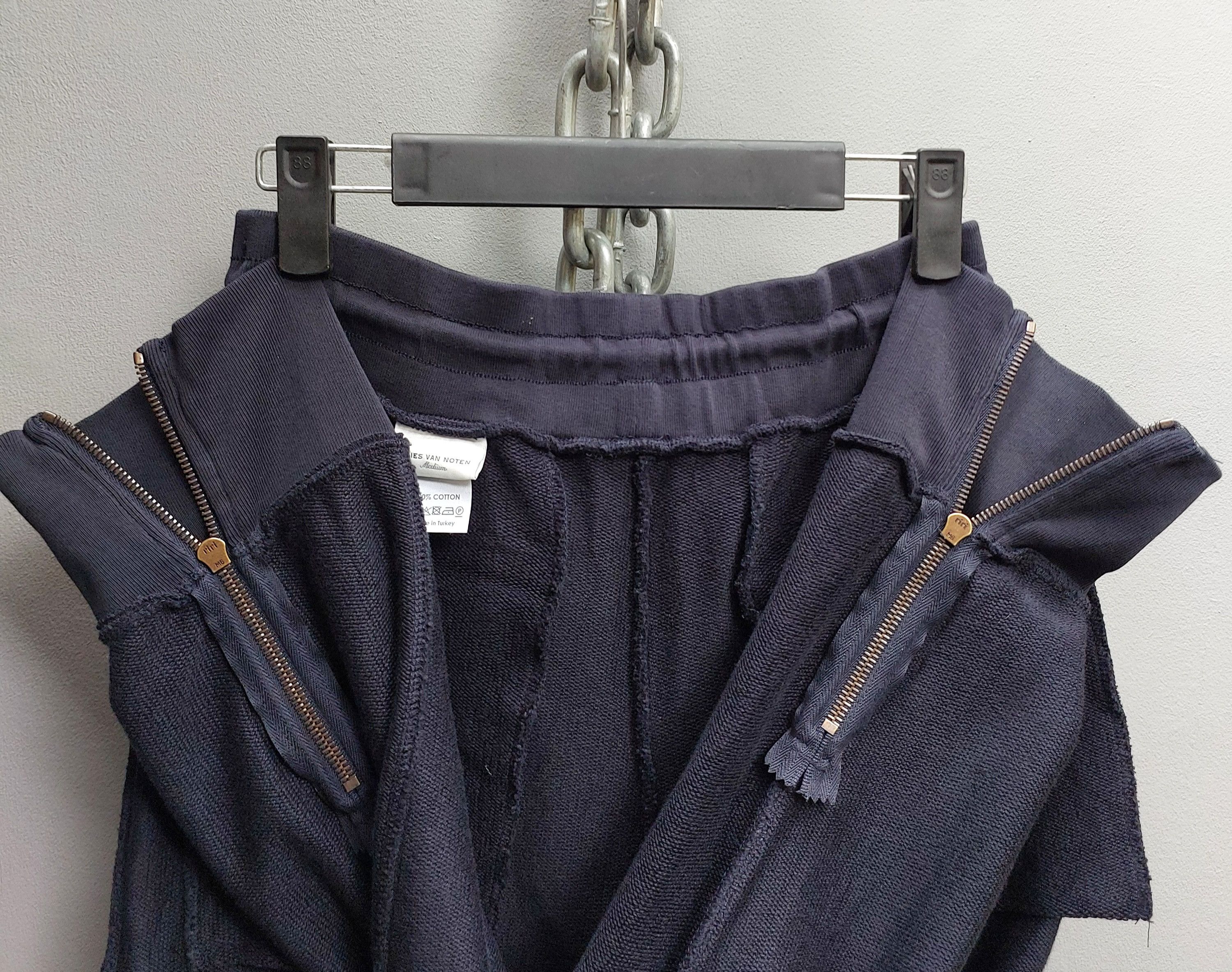 Dries Van Noten Dries Van Noten Jersey Zipper Sweatpants Size US 33 - 12 Thumbnail