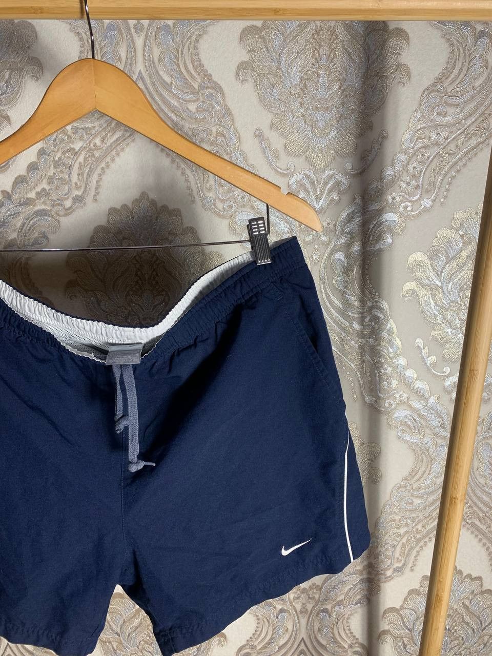 Nike Vintage Nike Running Shorts Retro Drill Swoosh Nylon Y2K 90s Size US 32 / EU 48 - 2 Thumbnail