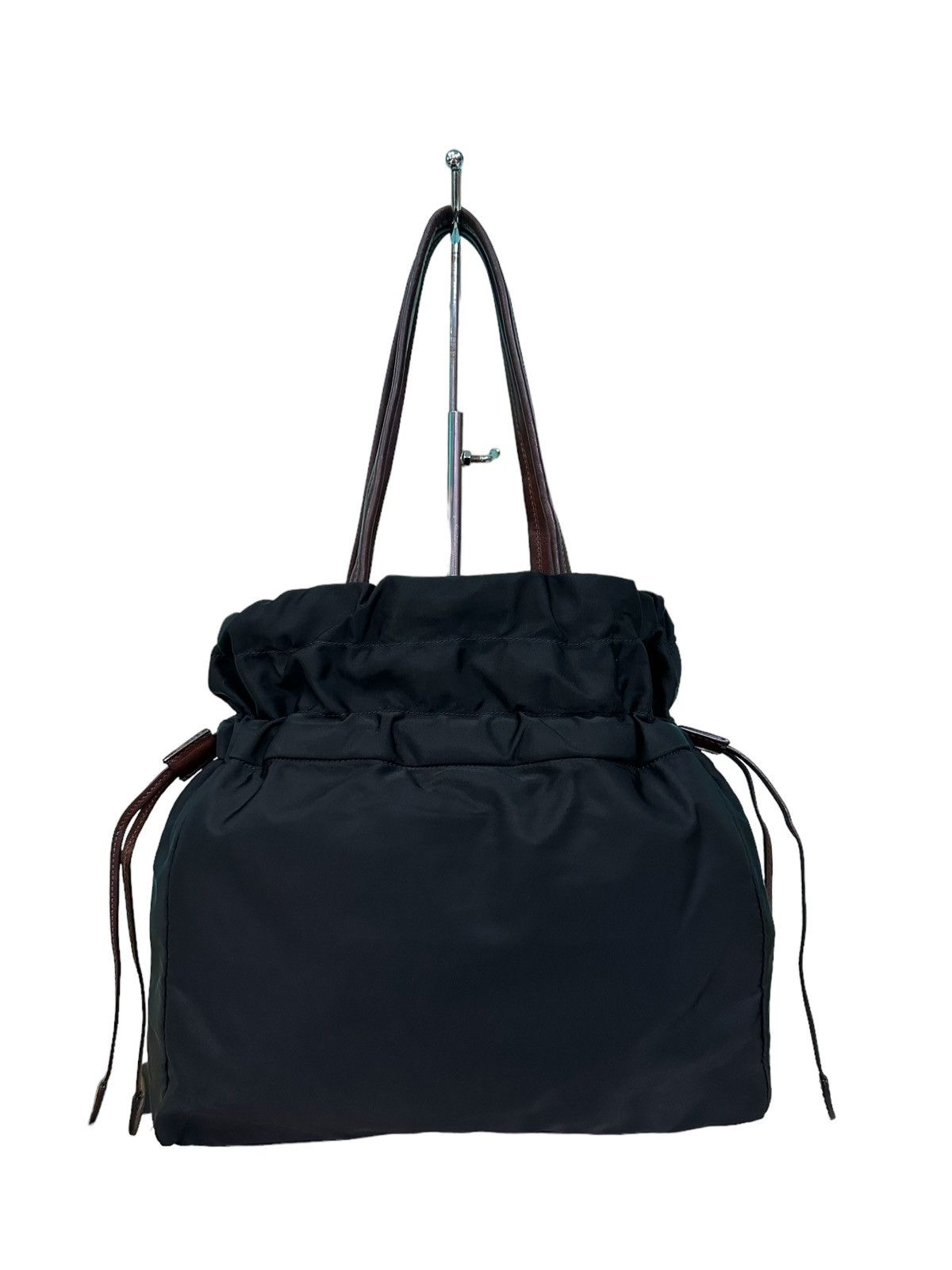 Prada AUTHENTIC PRADA TESSUTO DRAWSTRING TOTE BAG Size ONE SIZE - 3 Thumbnail