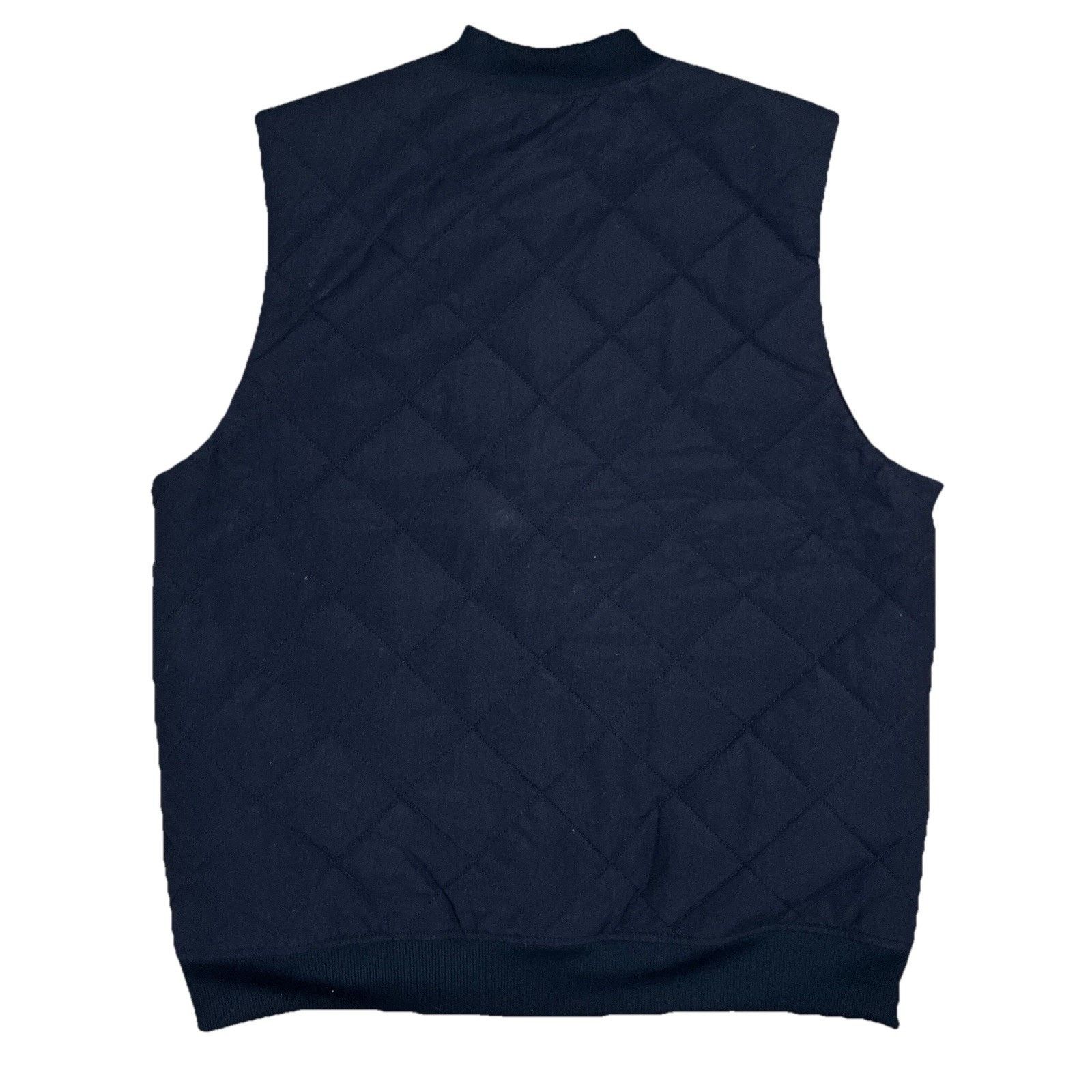 The North Face North Face Cuchillo Vest Quilted Navy Blue Sherpa Lined Size US M / EU 48-50 / 2 - 2 Thumbnail