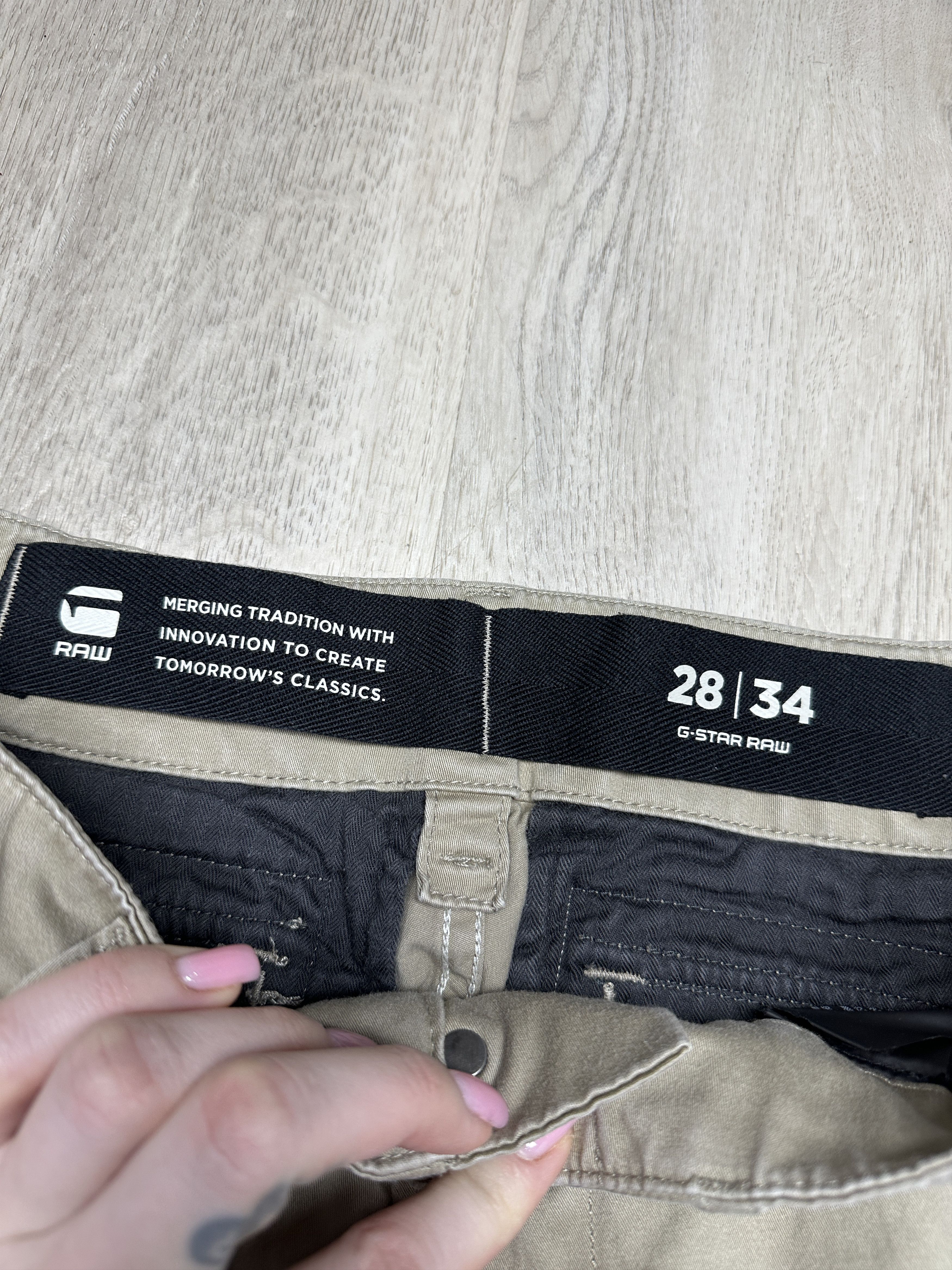 G-Star G Star Raw Mens Rovic Zip 3D Regular Tapered Cargo Pants Size US 28 / EU 44 - 3 Thumbnail