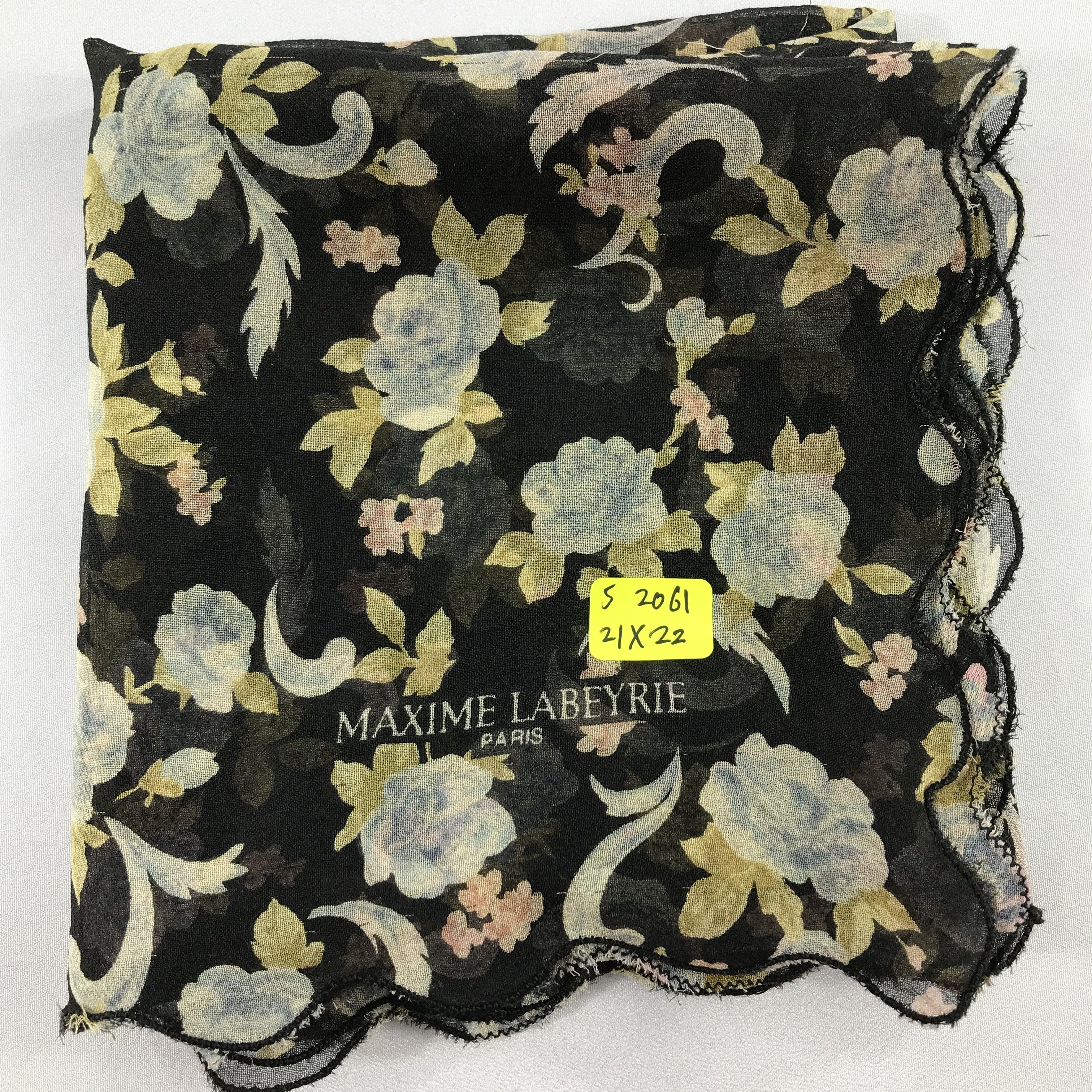 Vintage Maxime Labeyrie Bandana / Handkerchief / Neckerchief - S2061 Size ONE SIZE - 5 Thumbnail