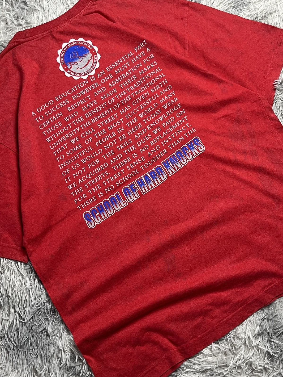 Southpole Vintage sohk school of hard knocks T-shirt Size US XL / EU 56 / 4 - 11 Thumbnail