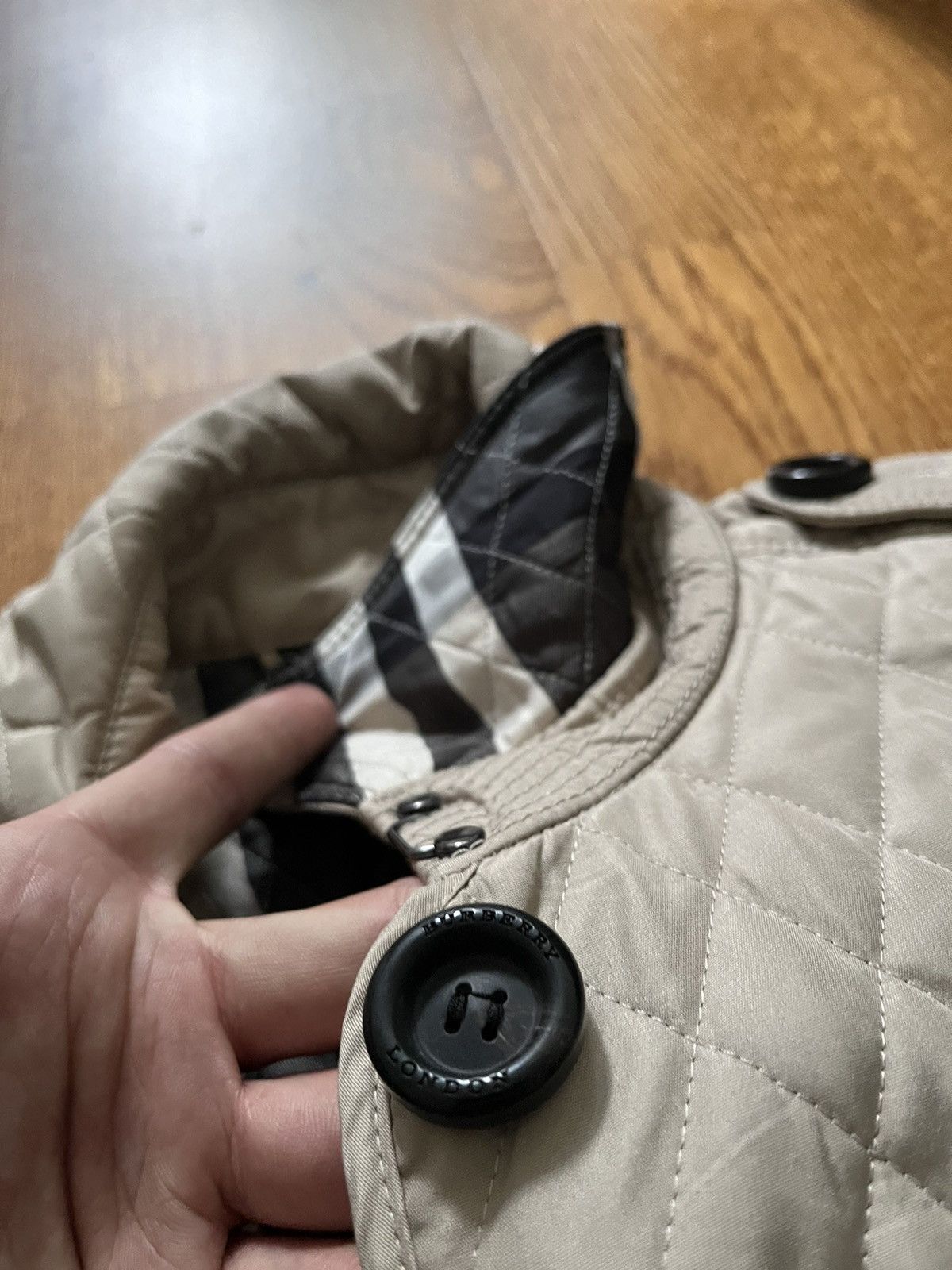 Burberry Burberry lightweight quilted short coat Beige Size S / US 4 / IT 40 - 7 Thumbnail