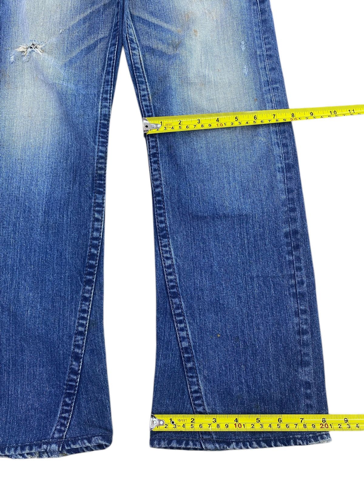 Other Japanese Brand Whiskers Faded Wash Style Bootcut Jeans Size US 29 - 8 Thumbnail
