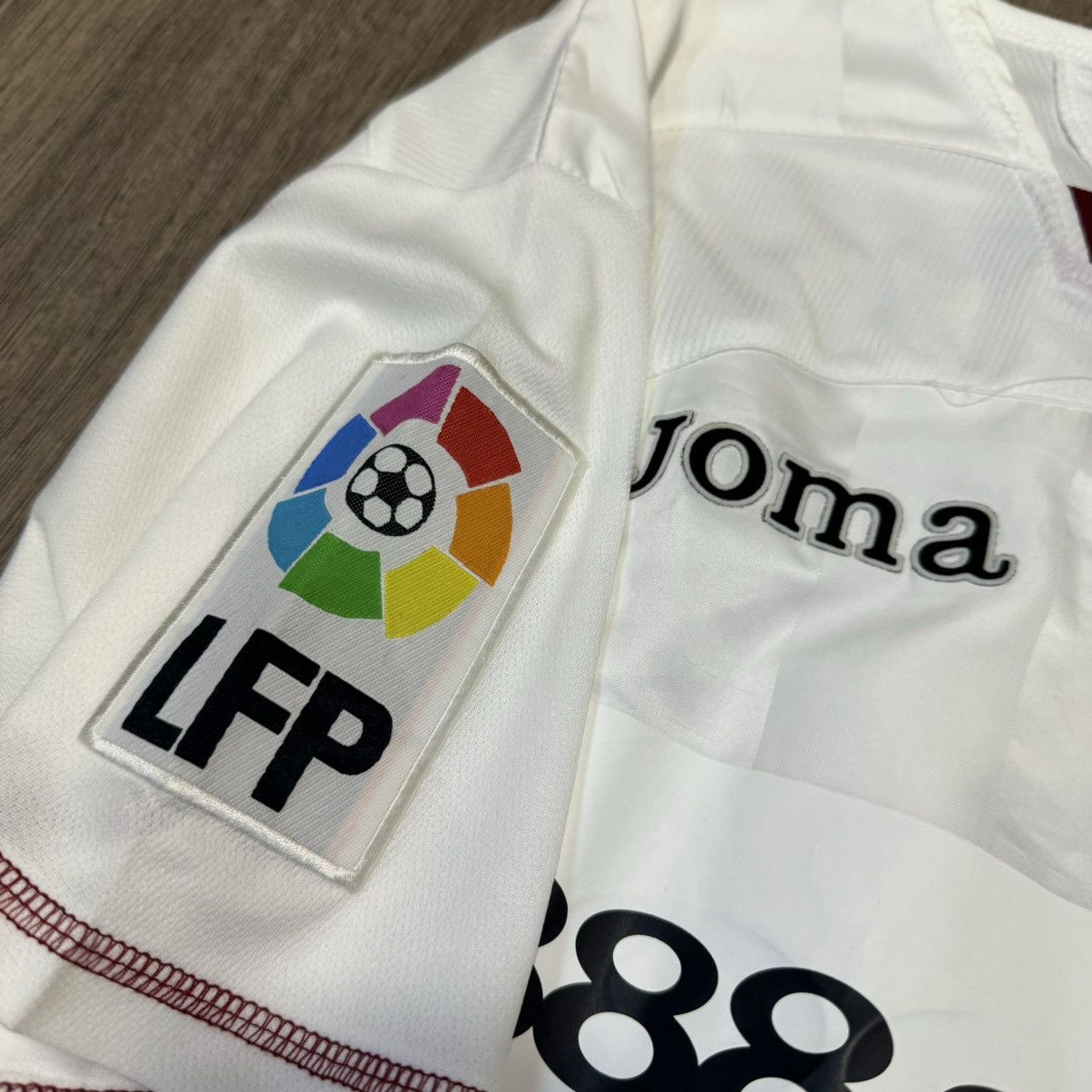 Joma Sevilla 06/07 player issue special home shirt #2Javi Navarro Size US M / EU 48-50 / 2 - 7 Thumbnail