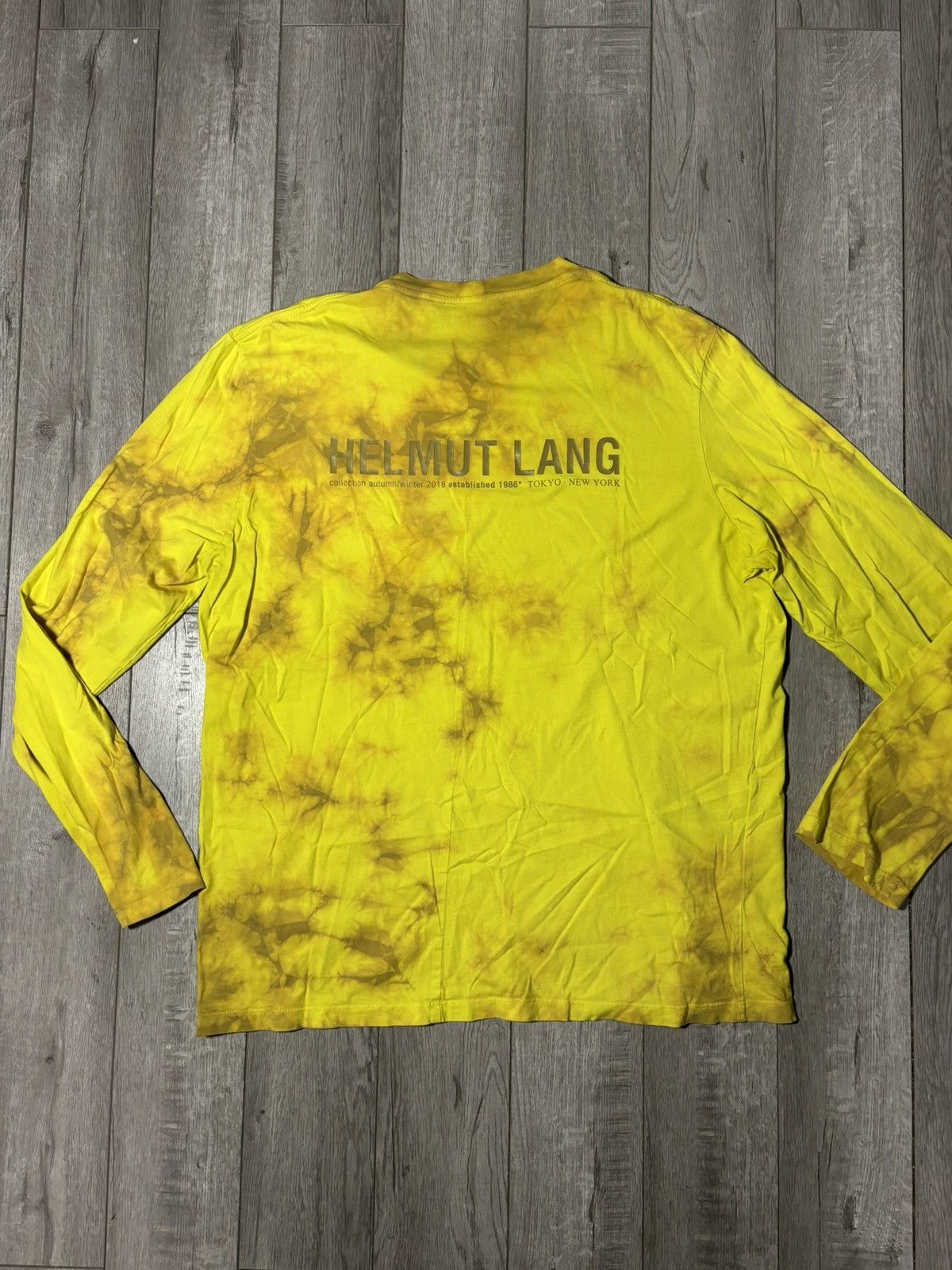 Helmut Lang Helmut Lang s18 Long Sleeve tie dye Size US L / EU 52-54 / 3 - 2 Thumbnail