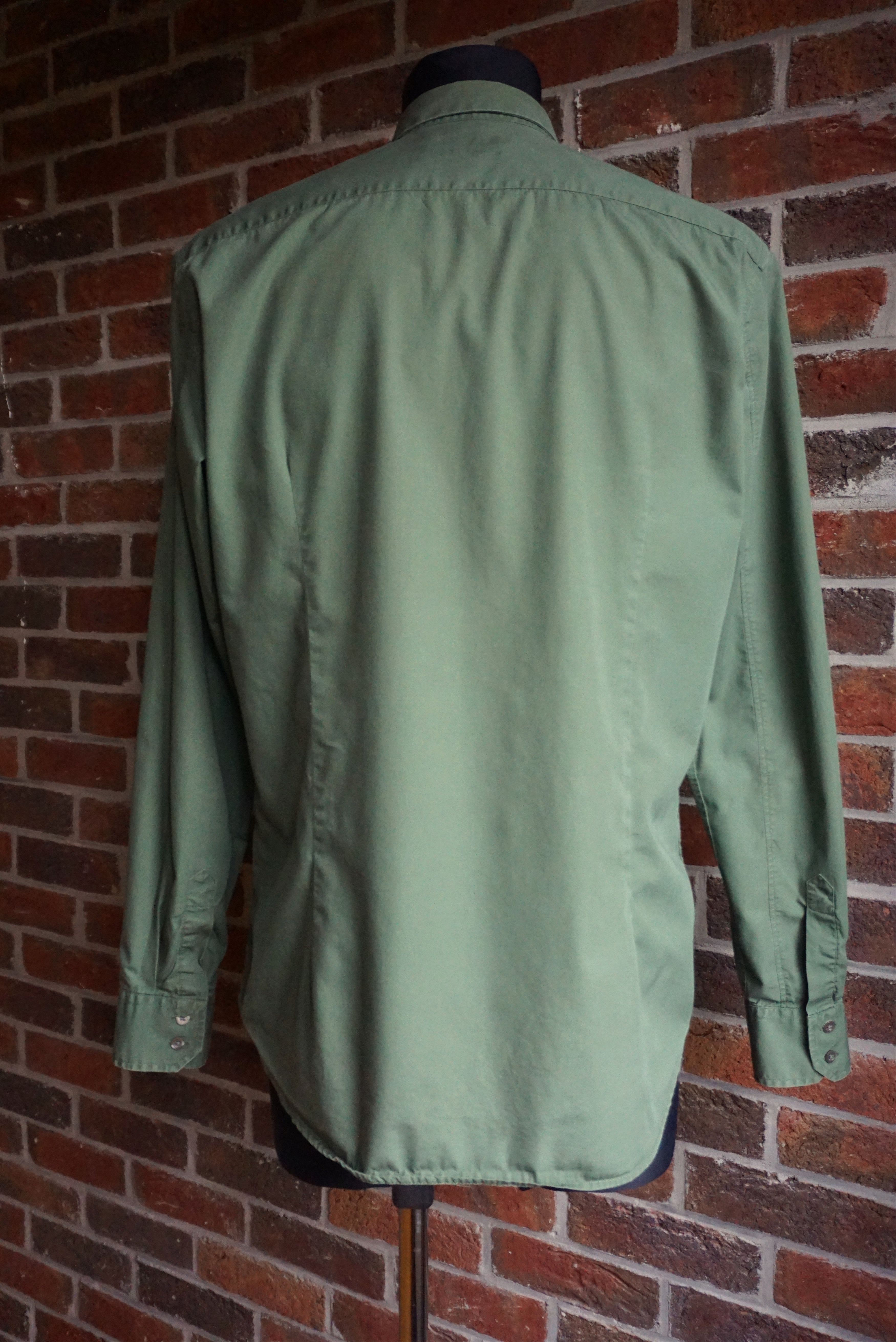 Designer MADS NORGAARD Copenhagen slim fit shirt casual formal smart Size US XL / EU 56 / 4 - 15 Thumbnail