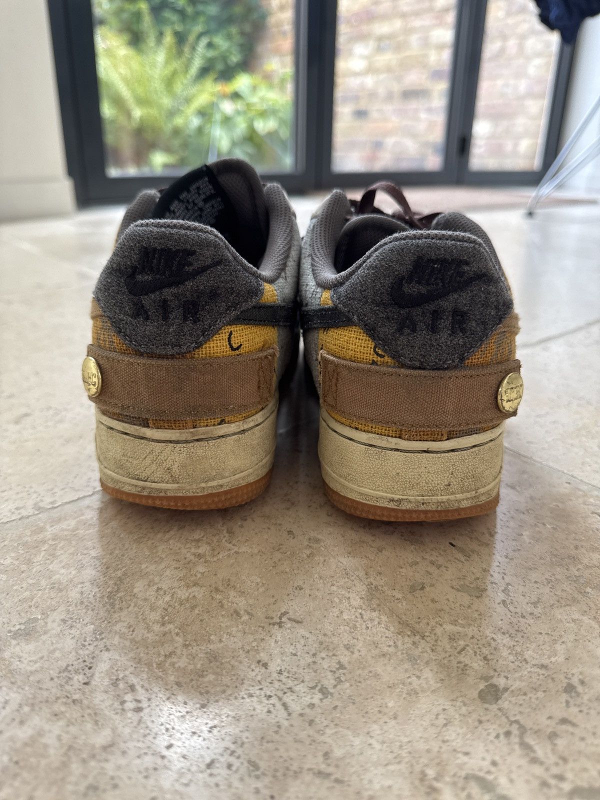 Nike Travis Scott x Air Force 1 Low 'Cactus Jack' USED - GOOD Size US 8 / EU 41 - 10 Thumbnail