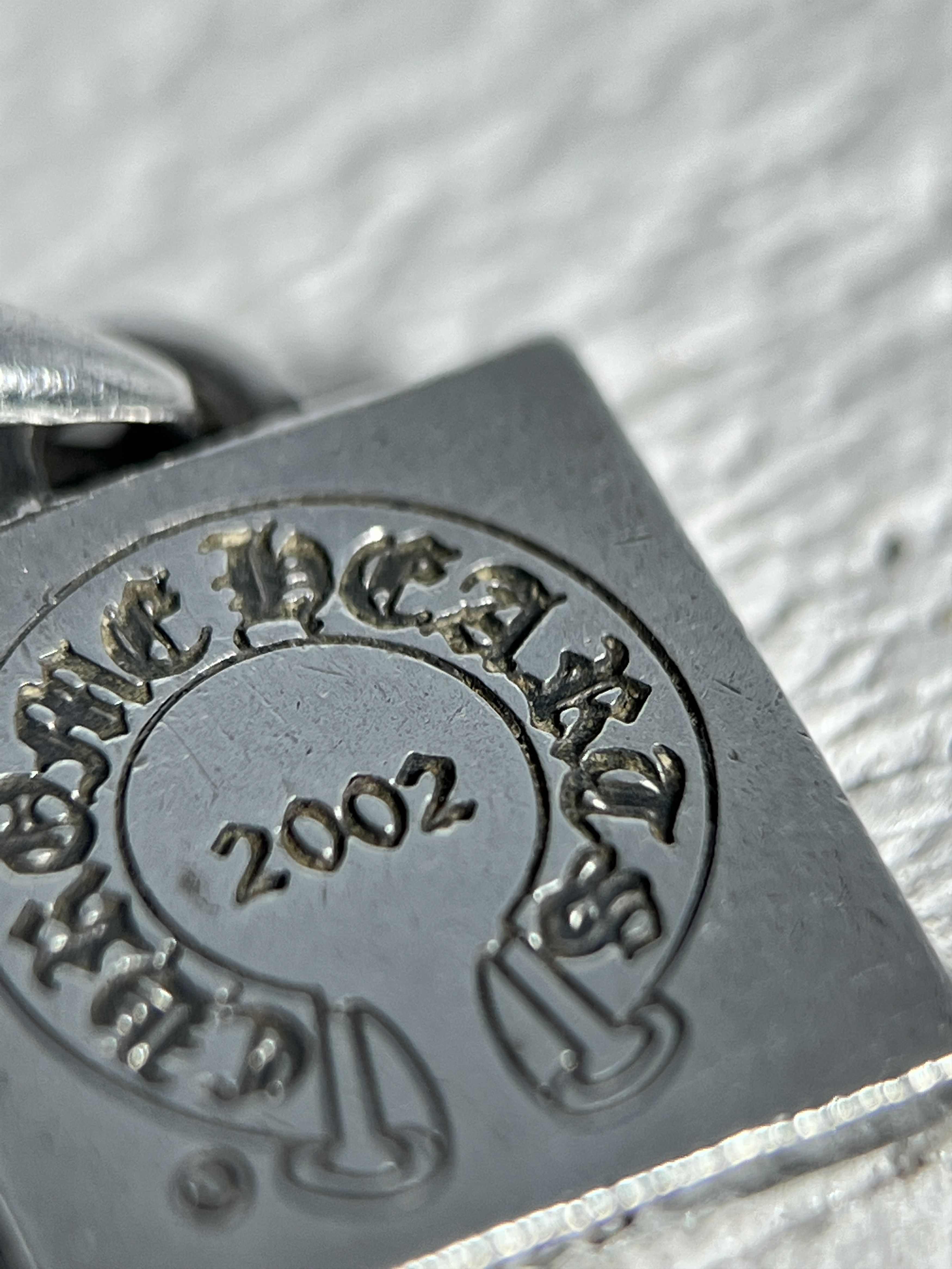 Chrome Hearts Chrome Hearts CH Square Pendant 2002 .925 Silver Size ONE SIZE - 19 Thumbnail