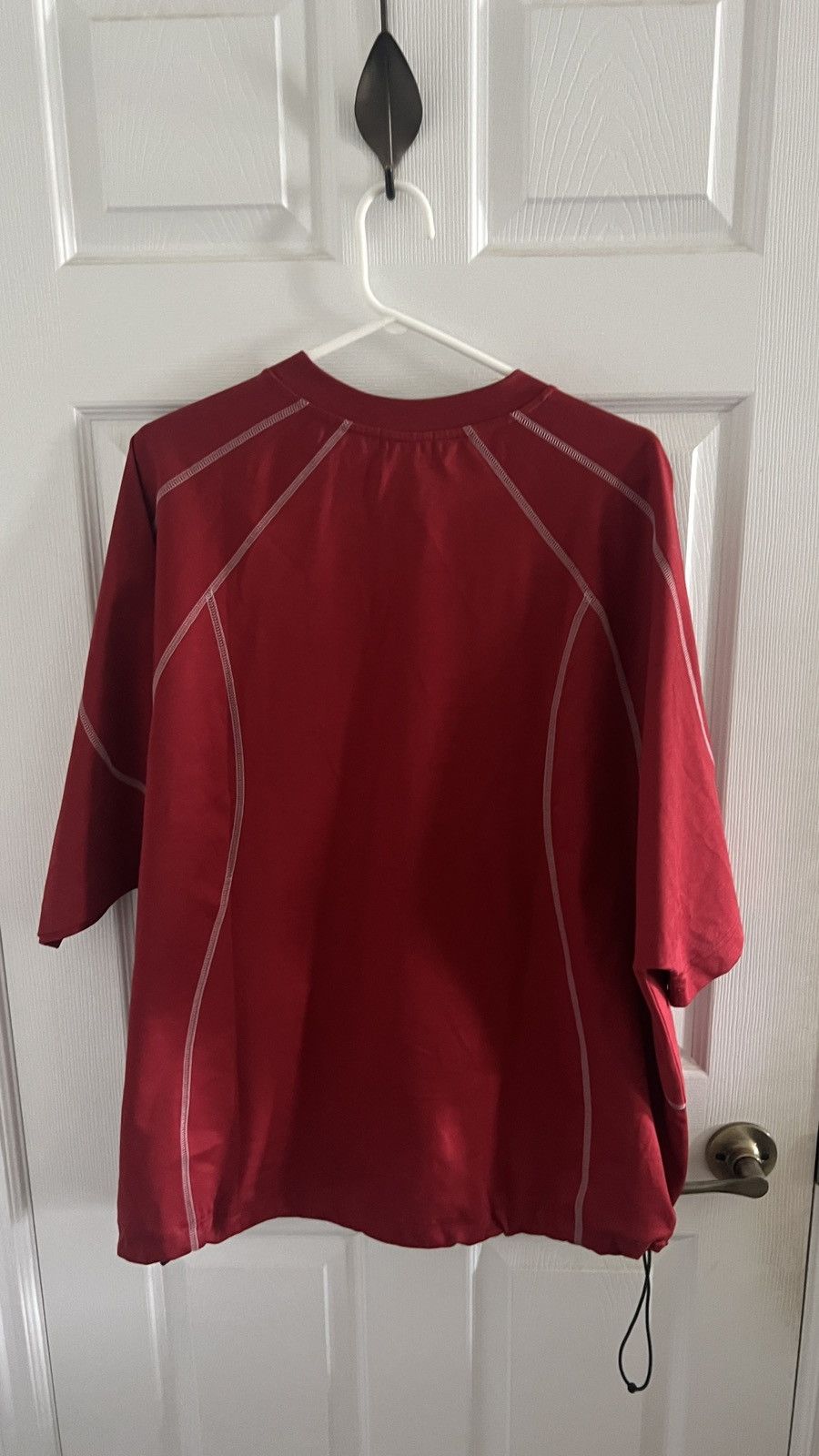 Japanese Brand Clesste Red Massive Future T-shirt with Drawstrings Size US M / EU 48-50 / 2 - 2 Thumbnail