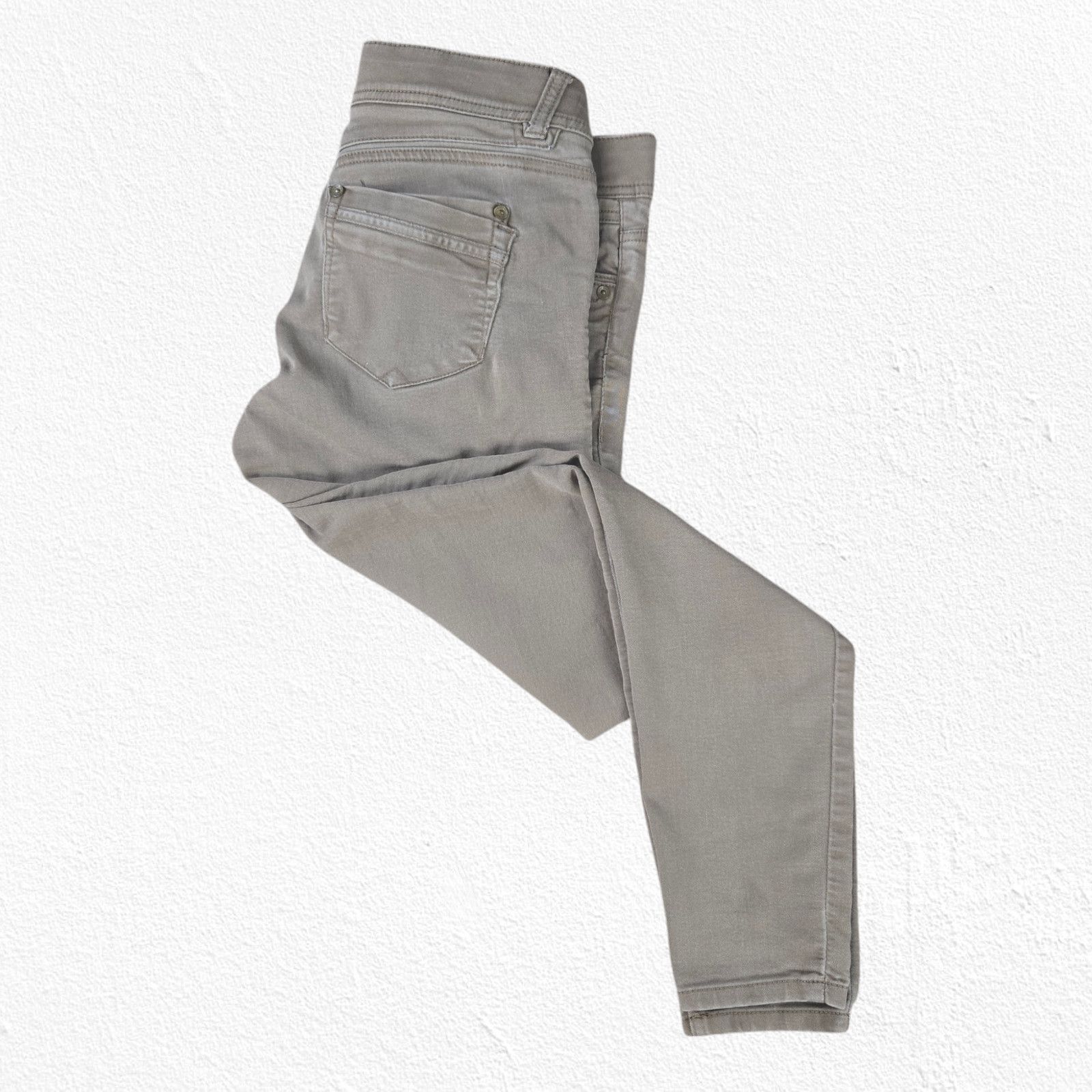 Other Democracy Tan "Ab"Solution Low Rise Skinny Leg Jeans Size 2 Size 26" / US 2 / IT 38 - 8 Thumbnail