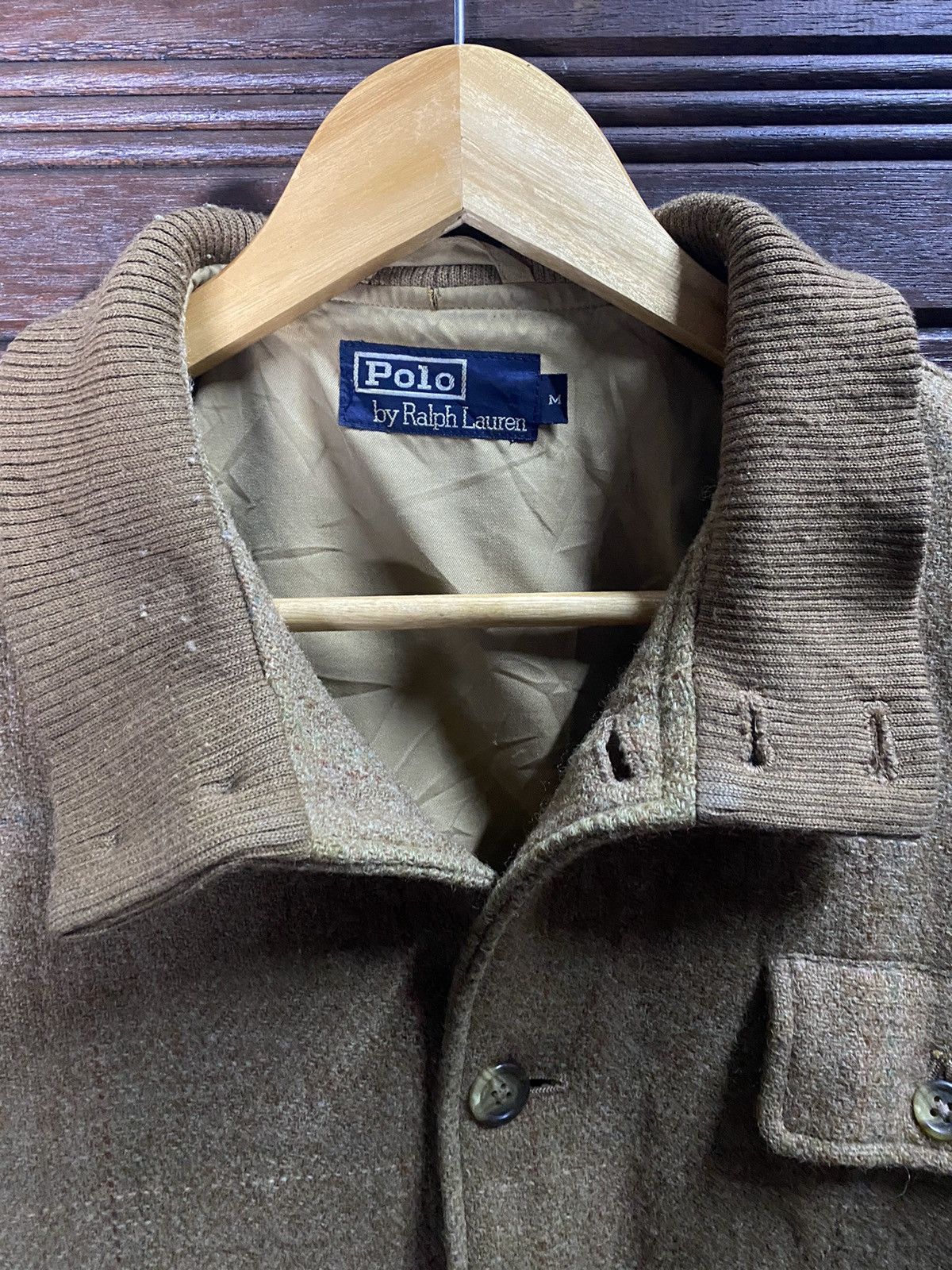 Polo Ralph Lauren Vintage Polo Ralph Lauren Wool Bomber Jacket Size US M / EU 48-50 / 2 - 8 Thumbnail