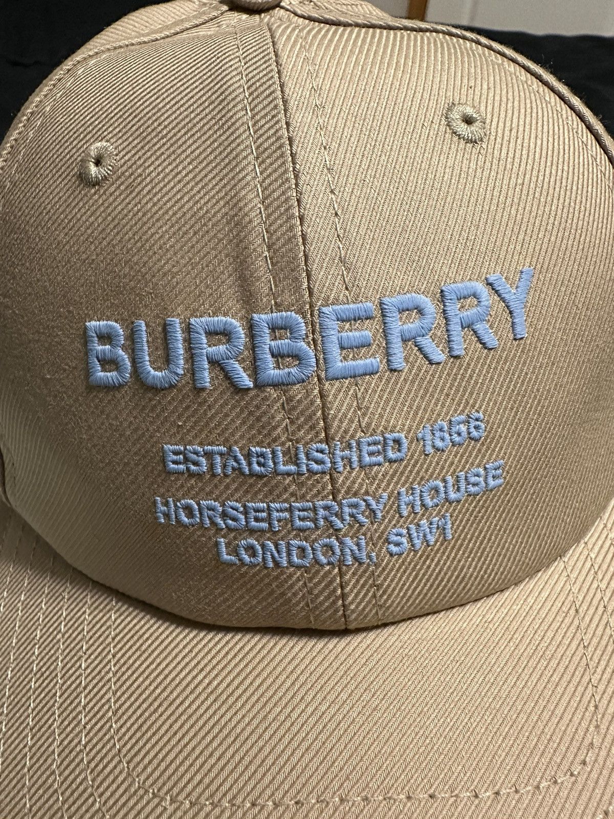 Burberry BURBERRY Horseferry Motif Baseball Cap Size ONE SIZE - 2 Thumbnail