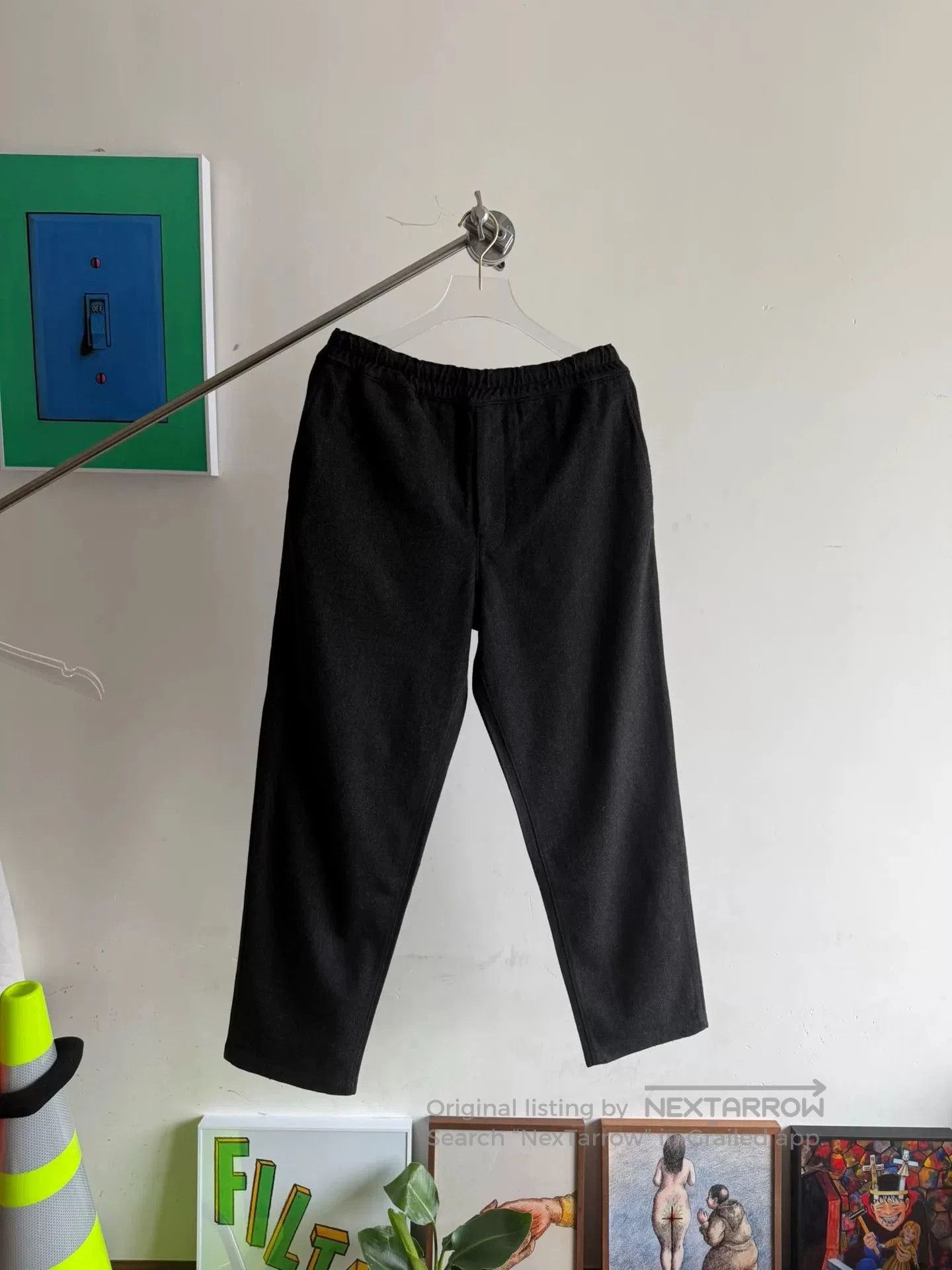 Acne Studios Acne Studios Dark Wool Trousers. Size US 30 / EU 46 - 1 Thumbnail