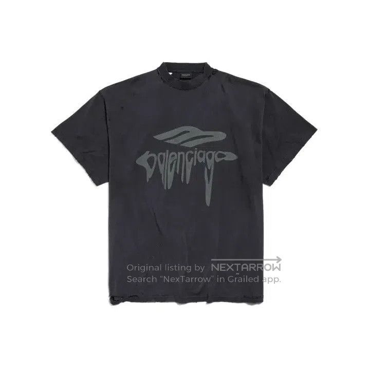Balenciaga Balenciaga Oversized Gray Short Sleeve T. Size US L / EU 52-54 / 3 - 2 Thumbnail