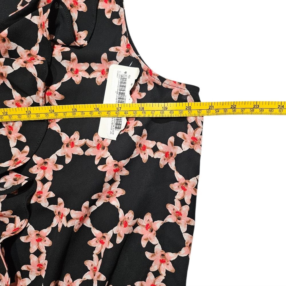 Karl Lagerfeld Karl Lagerfeld Sleeveless Button Up Drop Waist Blouse Large Size L / US 10 / IT 46 - 6 Thumbnail
