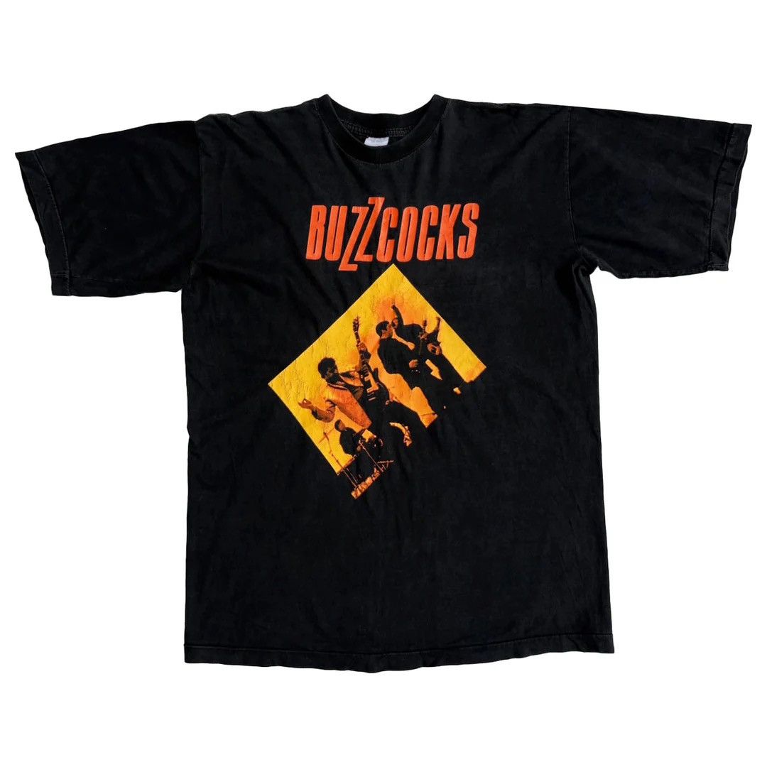 Band Tees Buzzcocks 1990 90s Vintage Band Concert Tour Punk T-Shirt Size US XL / EU 56 / 4 - 1 Thumbnail